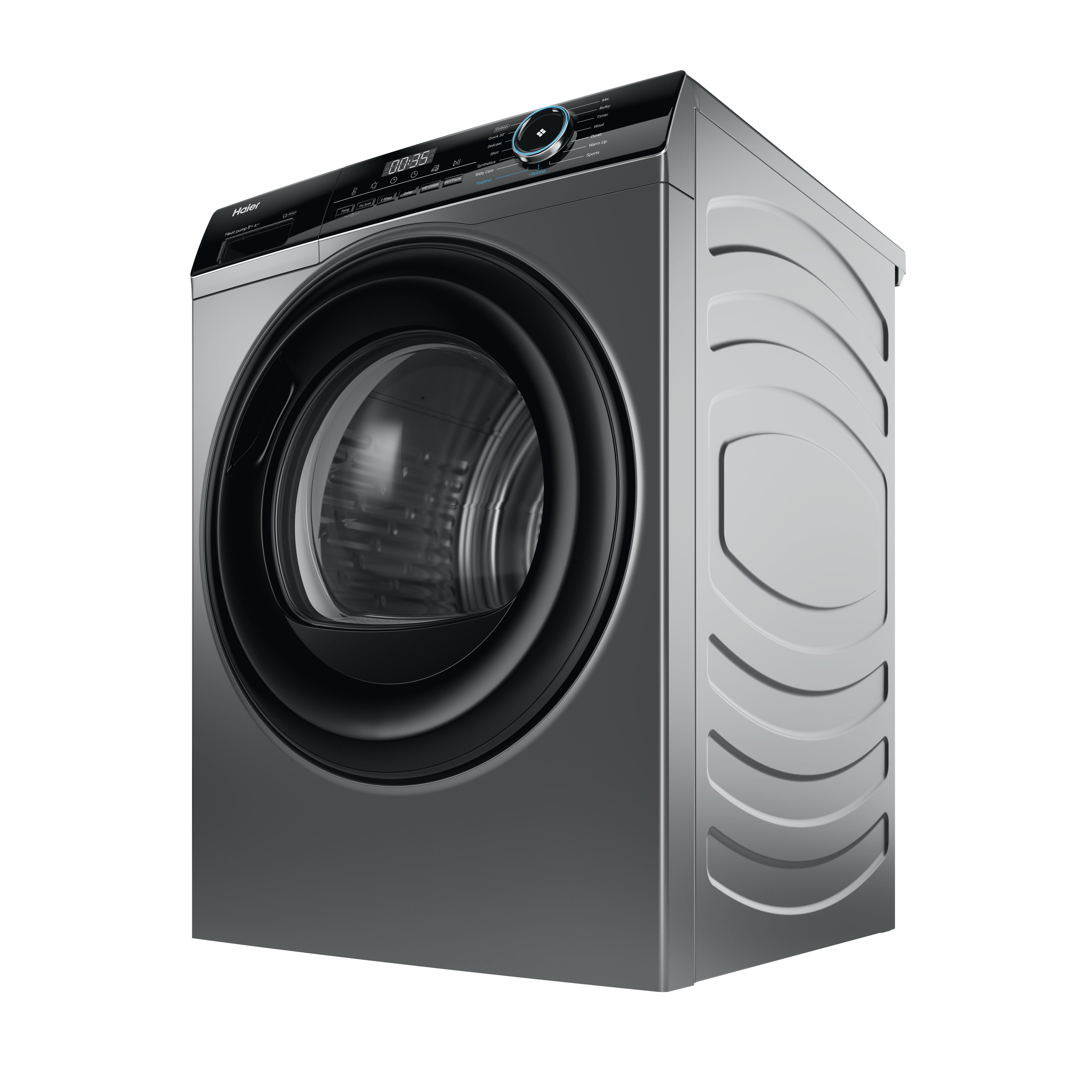 Haier HD80-A2939R 8kg Heat Pump Tumble Dryer - Graphite thumbnail image