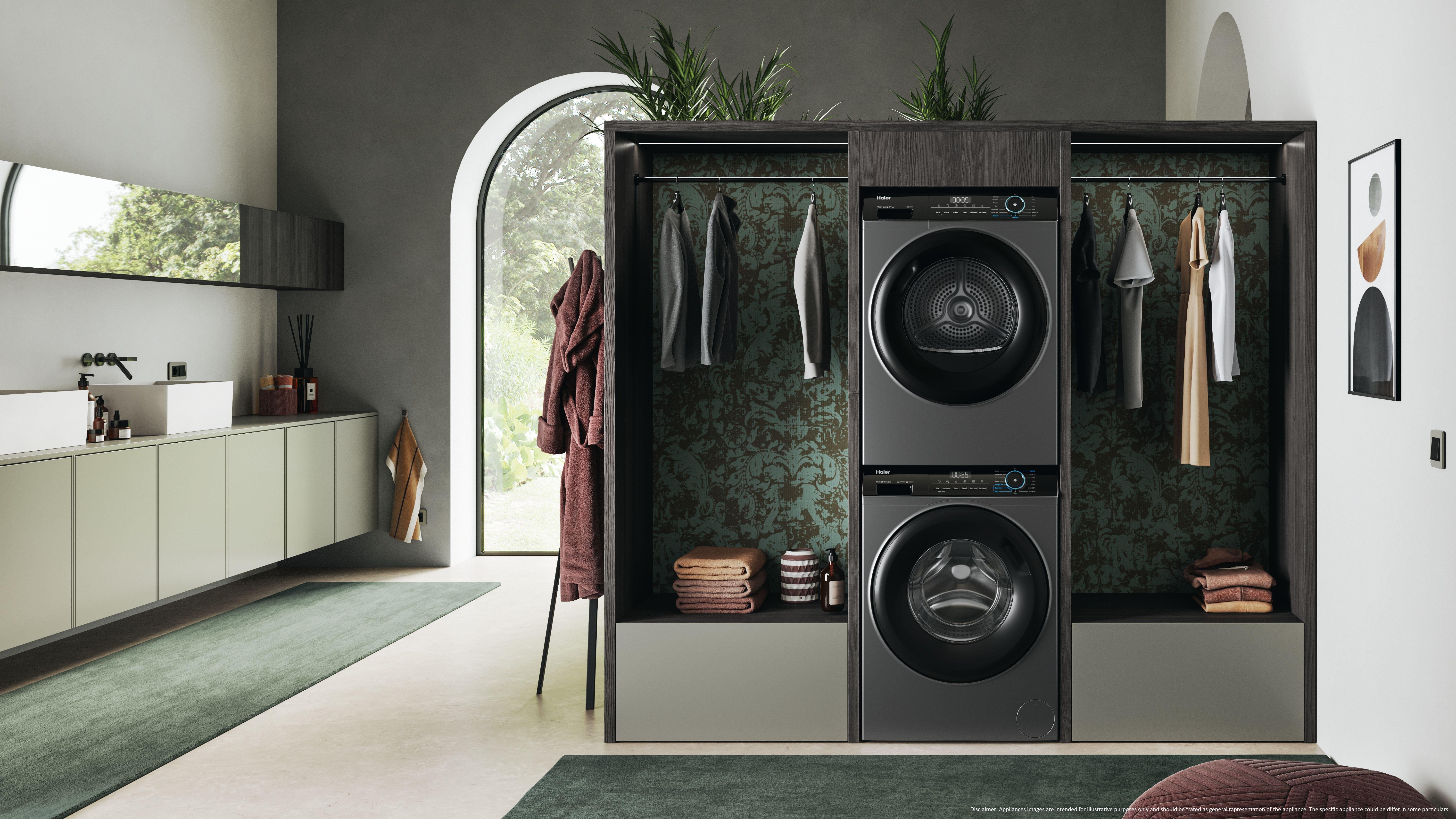Haier HD80-A2939R 8kg Heat Pump Tumble Dryer - Graphite thumbnail image