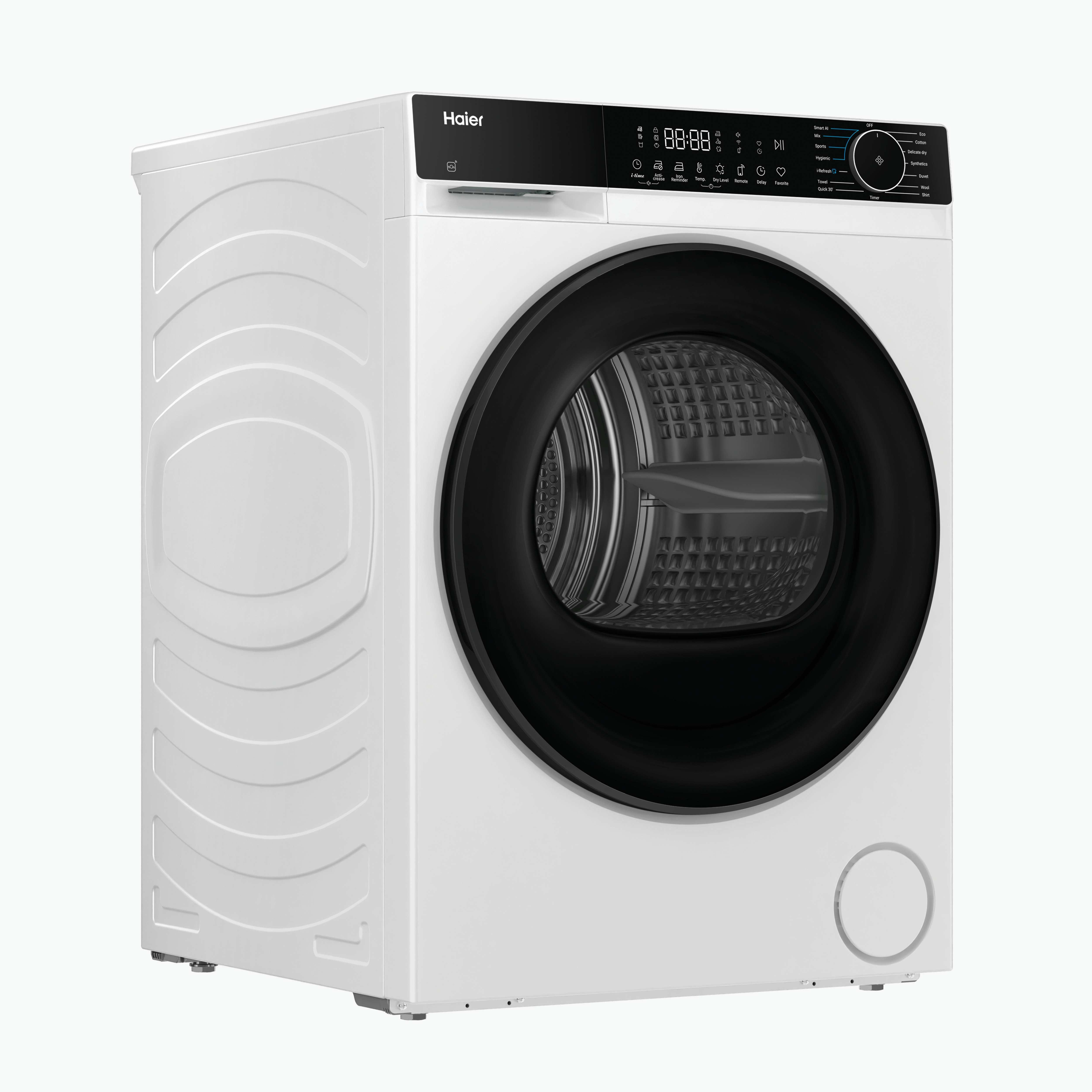 Haier HD80-D357U1-UK 8kg Heat Pump Tumble Dryer - White thumbnail image