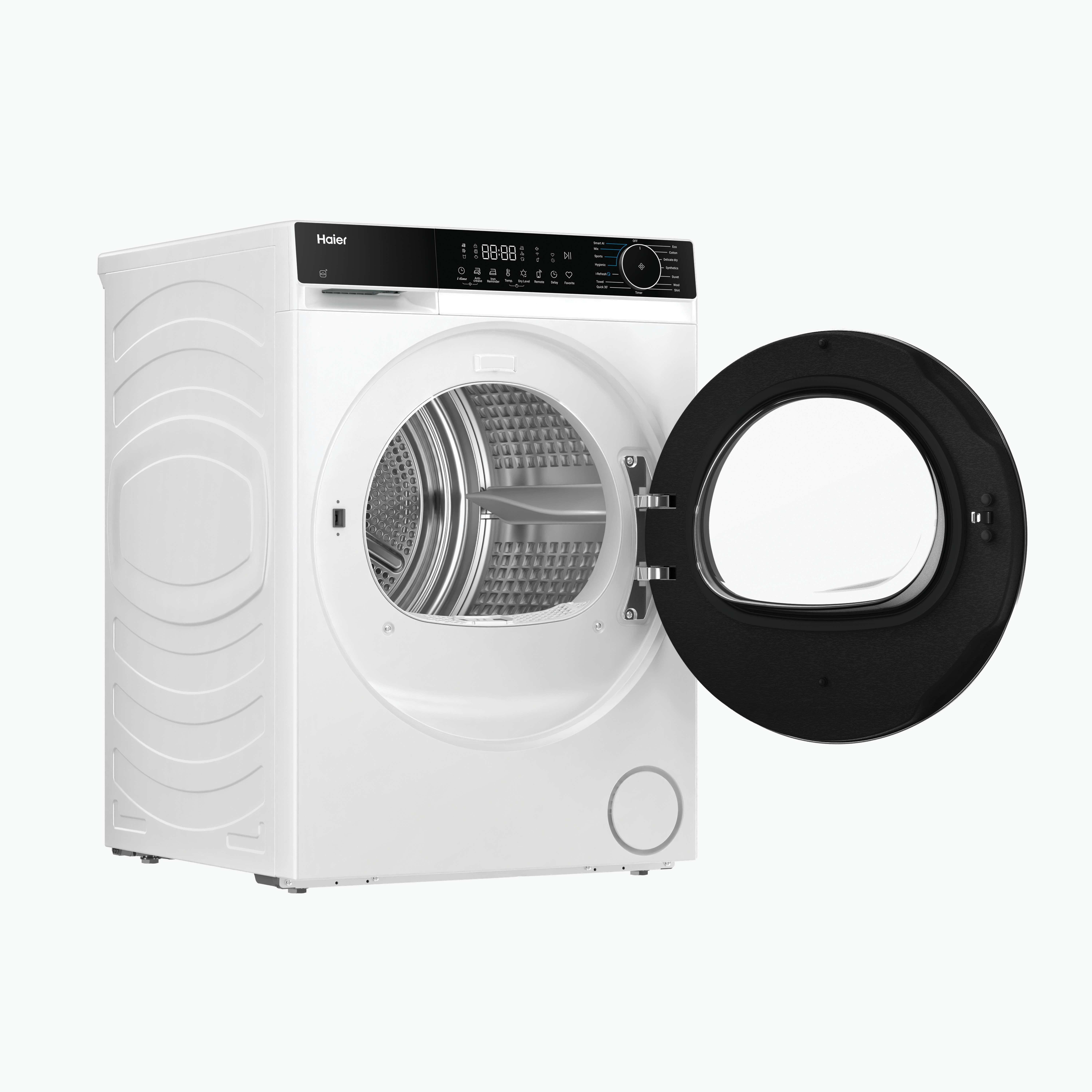 Haier HD80-D357U1-UK 8kg Heat Pump Tumble Dryer - White thumbnail image