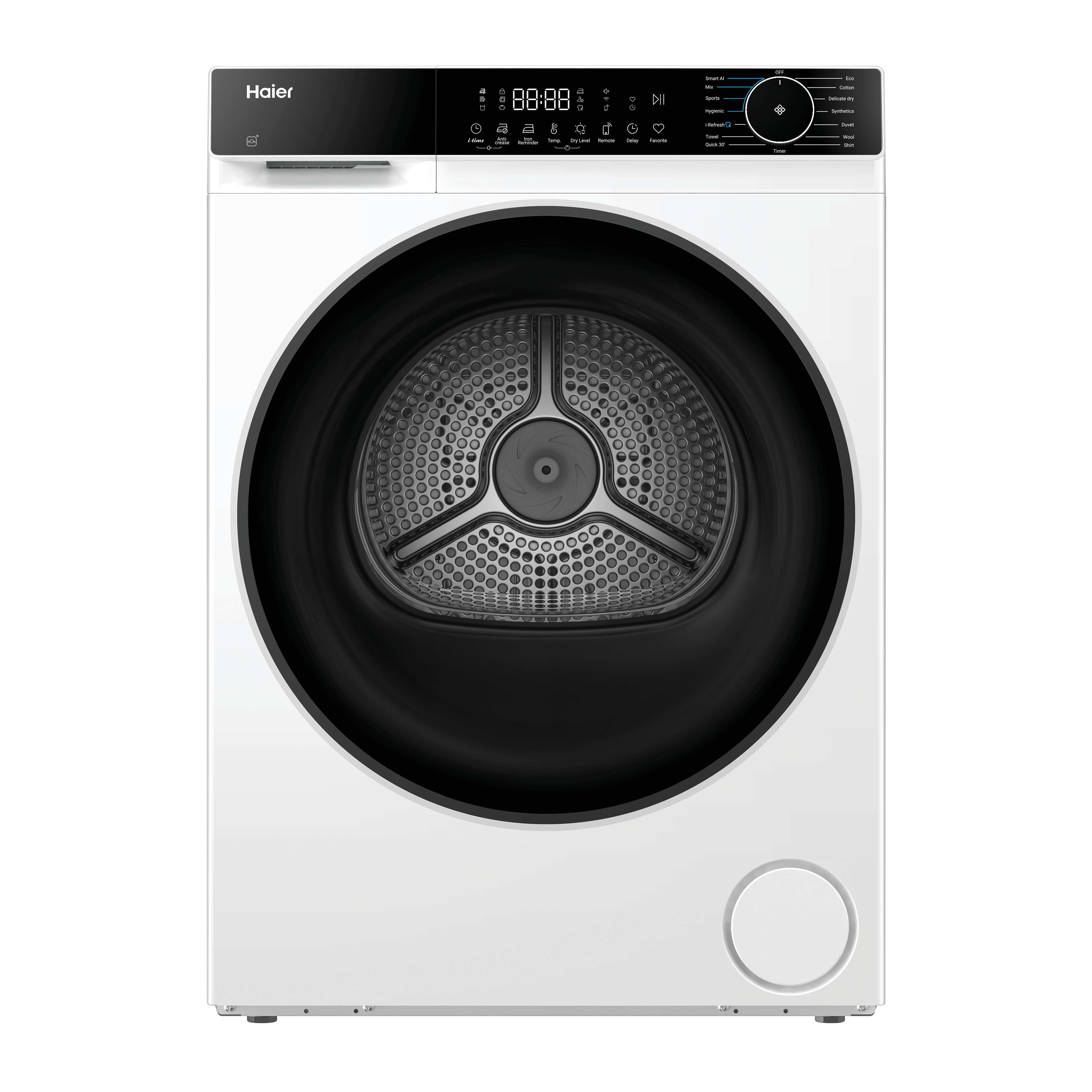 Haier HD80-D357U1-UK 8kg Heat Pump Tumble Dryer - White thumbnail image