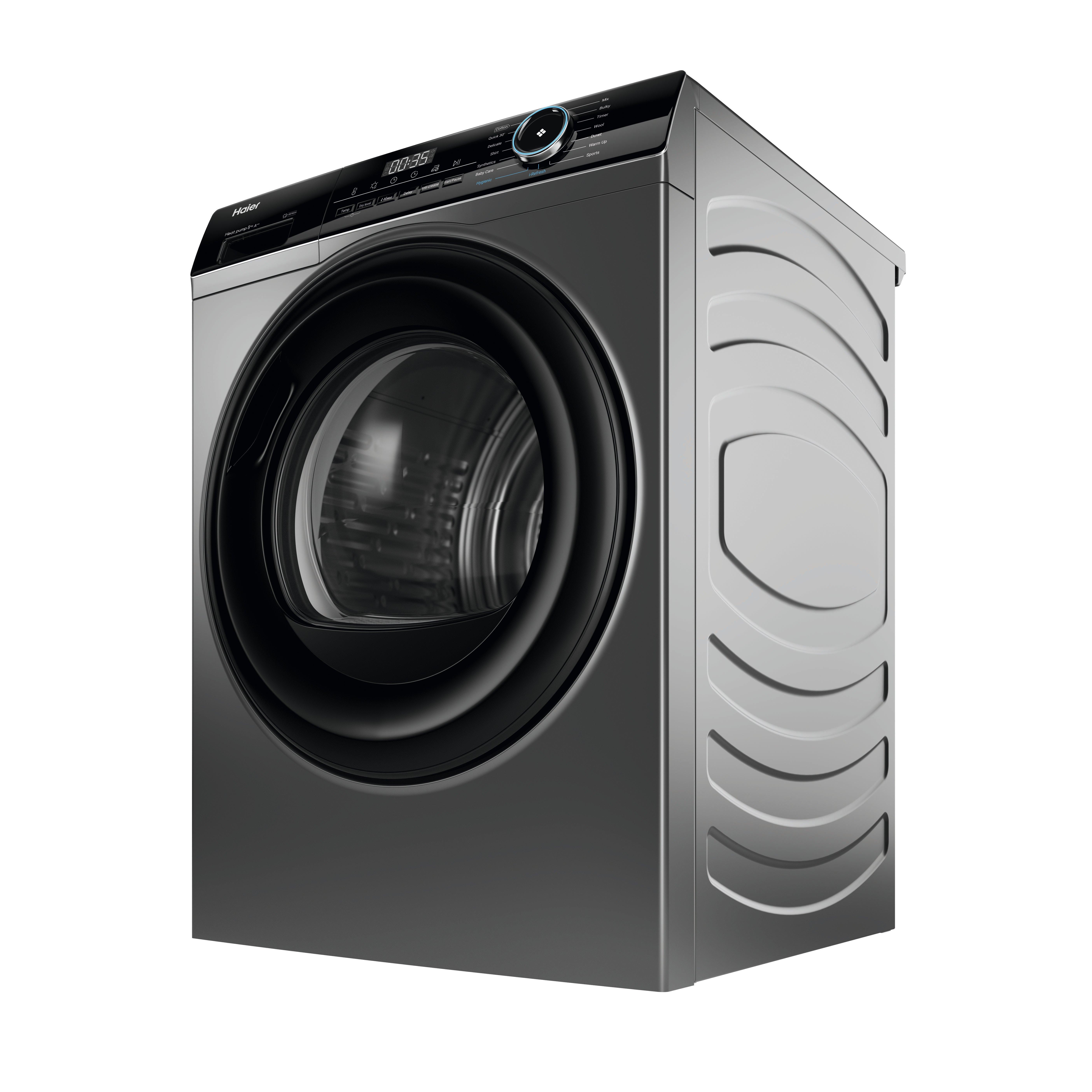 Haier HD90-A2939S-UK 9kg Heat Pump Tumble Dryer - Graphite thumbnail image