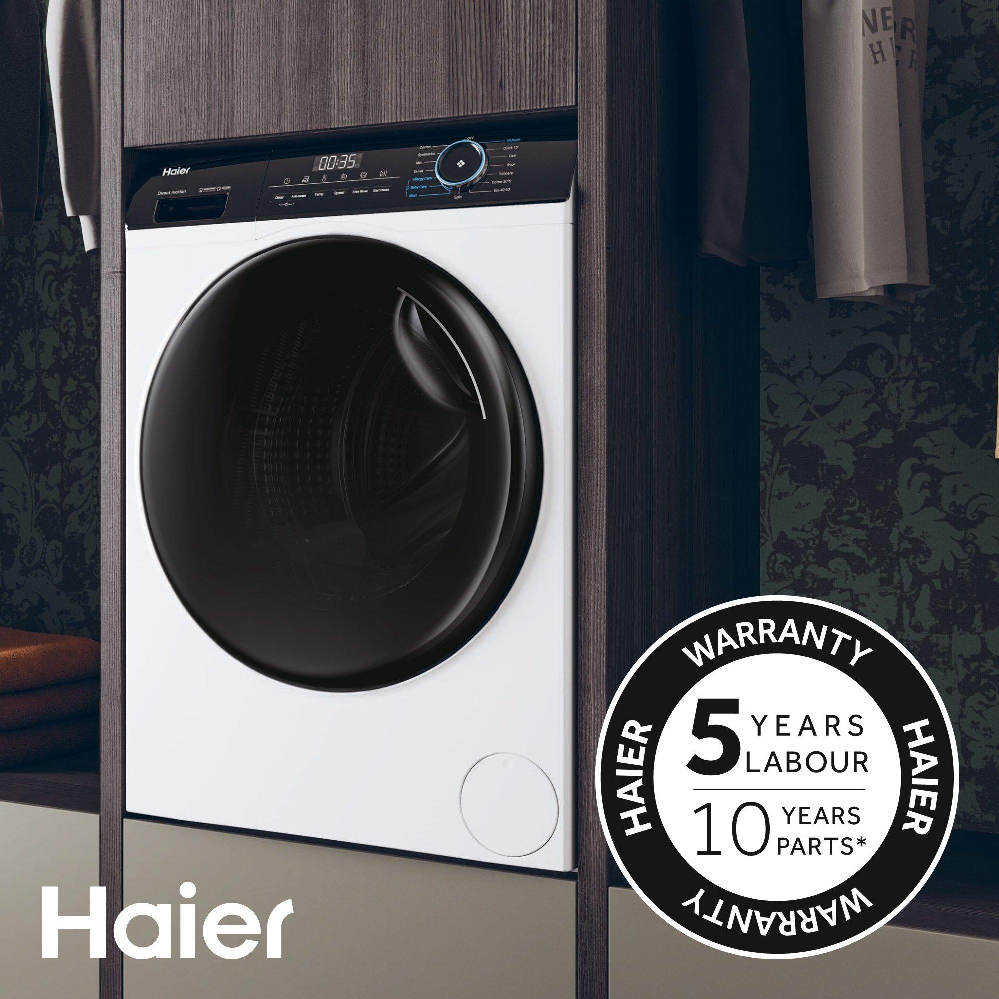 Haier HD90-A3959 9kg Heat Pump Tumble Dryer - White thumbnail image