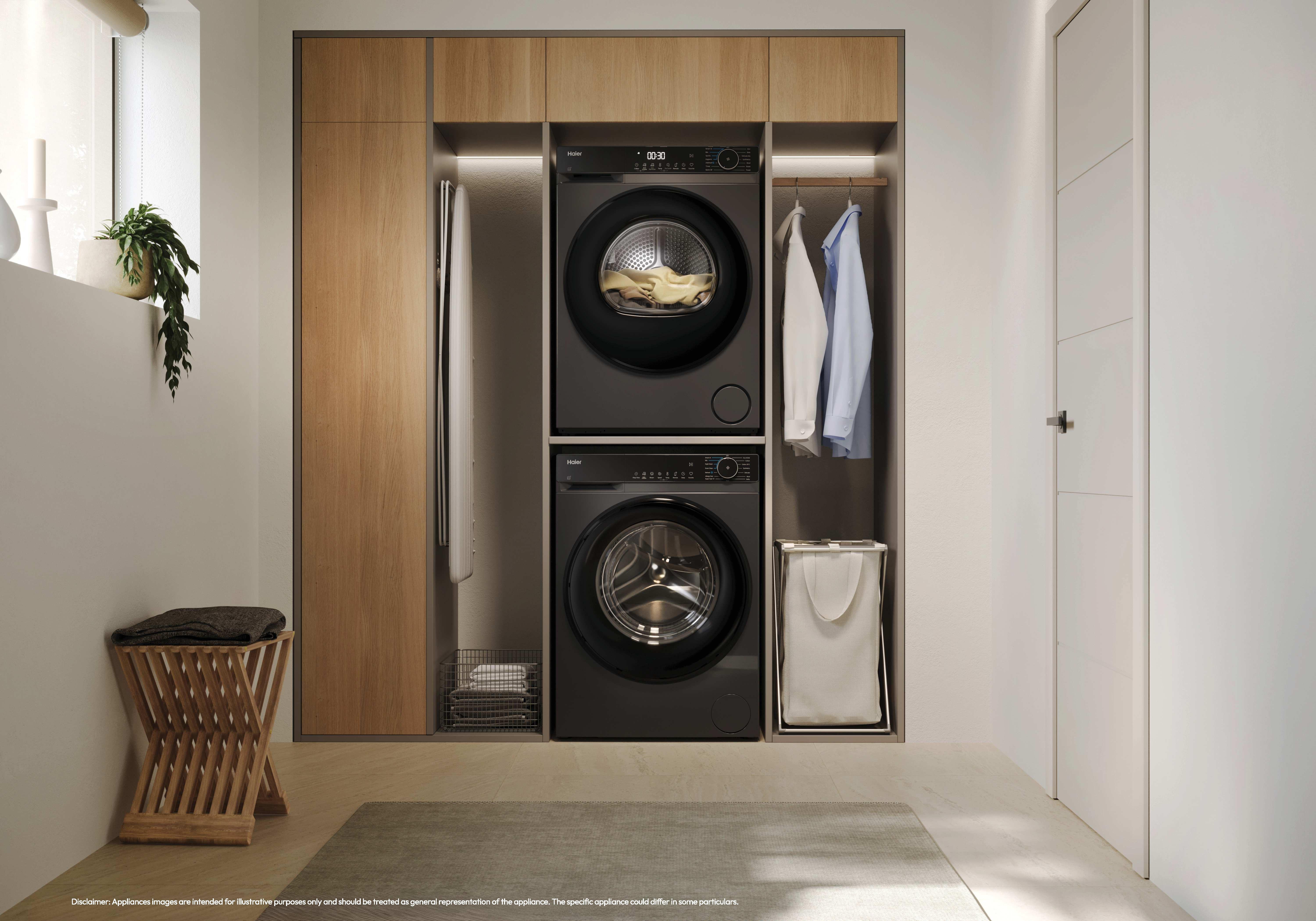 Haier HD90-D357U1G-UK 9kg Heat Pump Tumble Dryer - Graphite thumbnail image