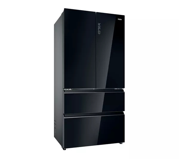 Haier HFR79F19DFGB  No Frost Multi-Door Fridge Freezer - Glass Inox Look thumbnail image