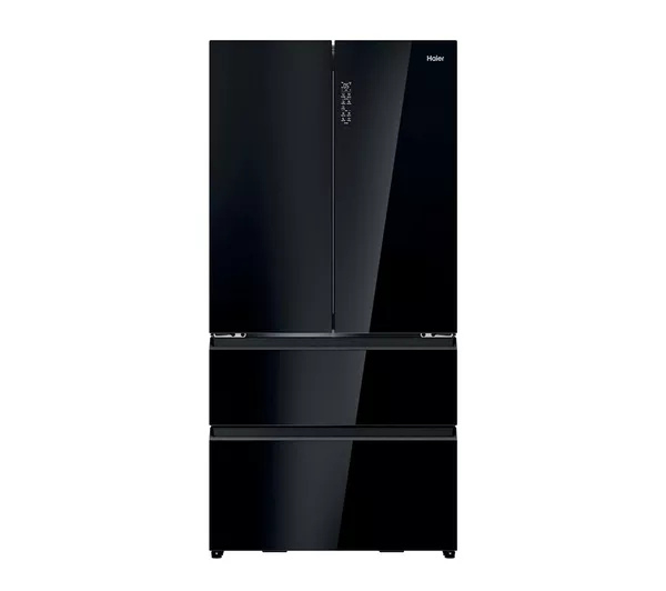 Haier HFR79F19DFGB  No Frost Multi-Door Fridge Freezer - Glass Inox Look thumbnail image