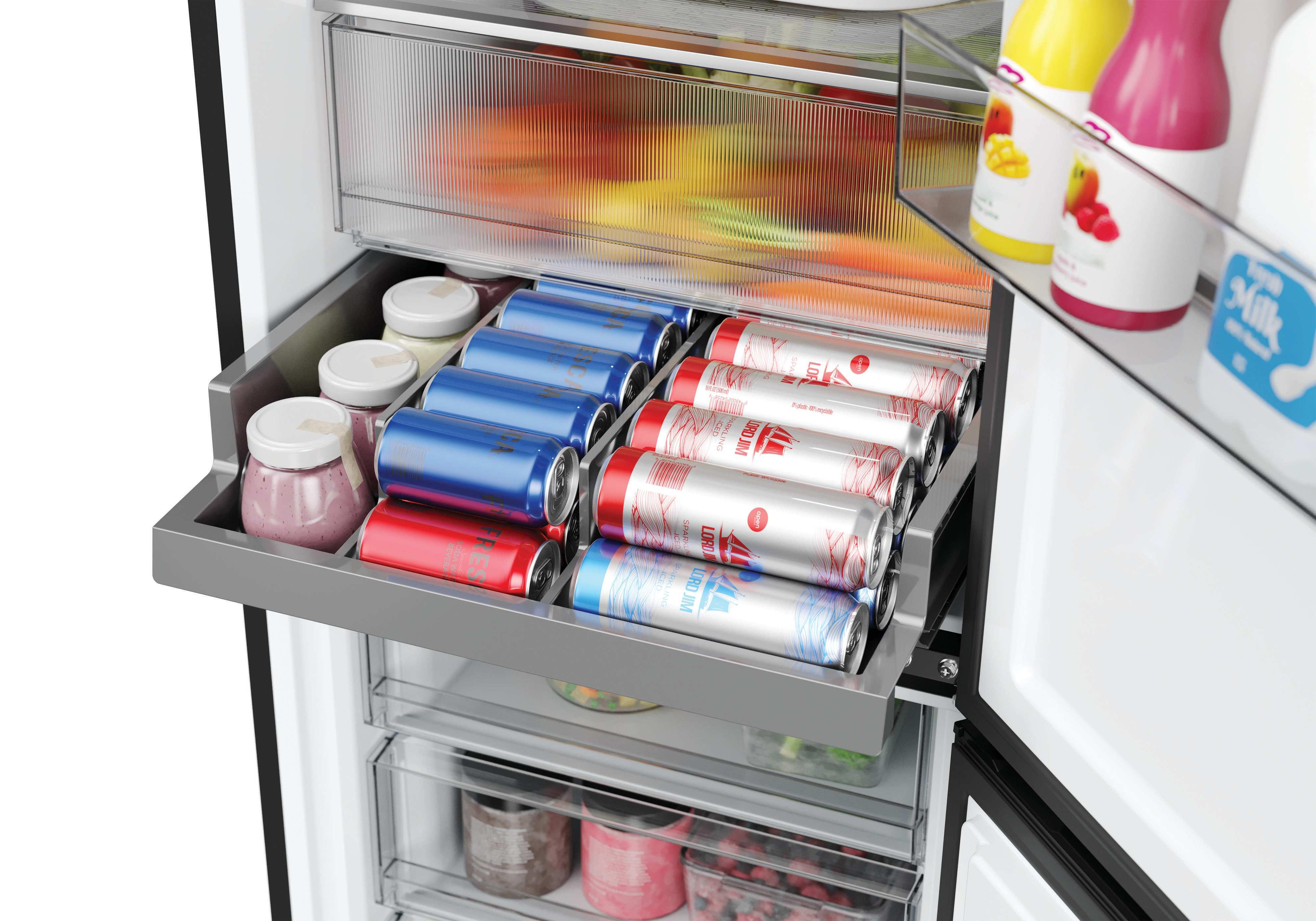 Hoover HONCQ3T518ENTK Total No Frost Fridge Freezer - Black thumbnail image
