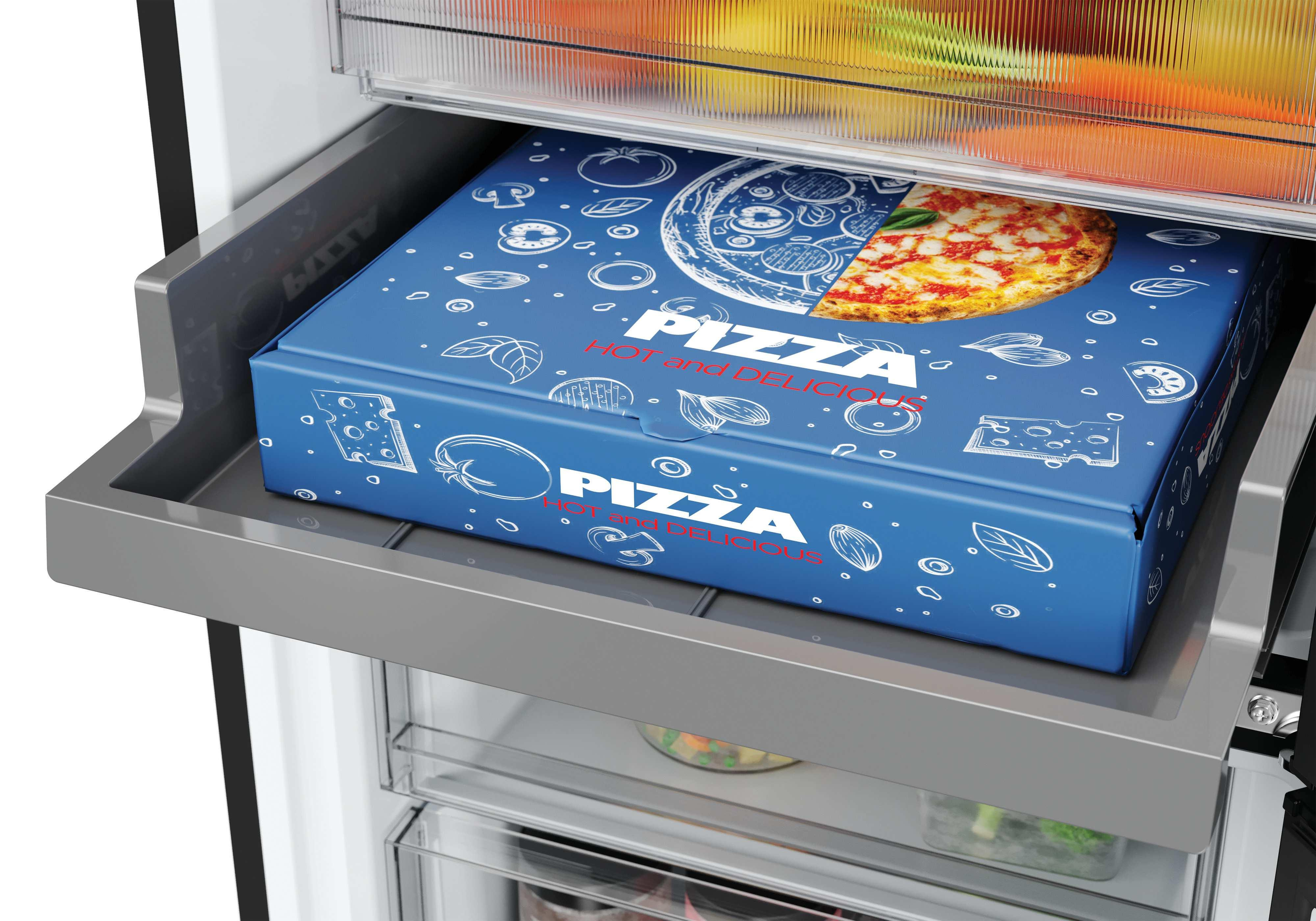 Hoover HONCQ3T518ENTK Total No Frost Fridge Freezer - Black thumbnail image