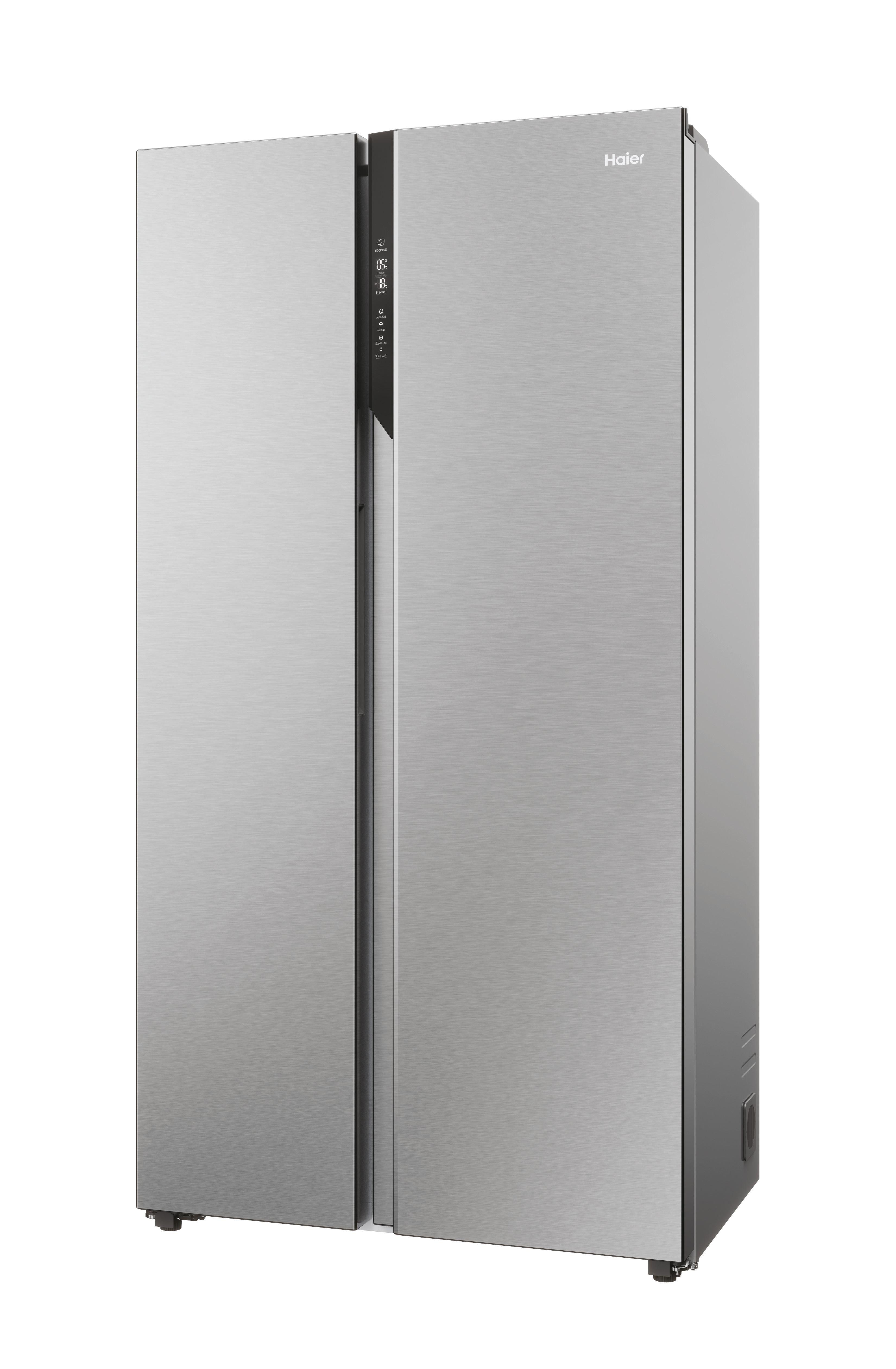 Haier HSR5918DNMP 90.5cm 70/30 Frost Free Fridge Freezer - Pt. Inox thumbnail image