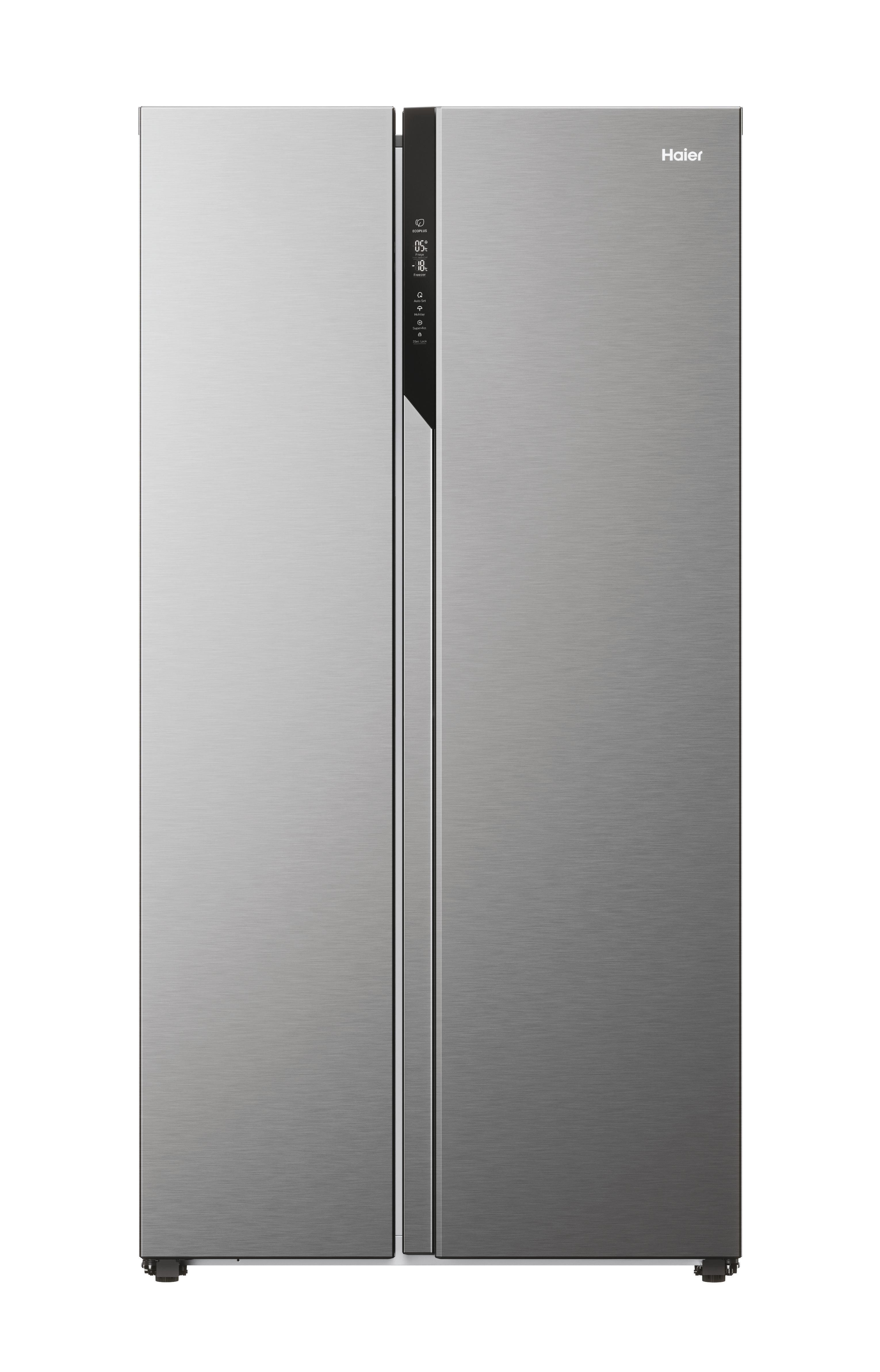 Haier HSR5918DNMP 90.5cm 70/30 Frost Free Fridge Freezer - Pt. Inox thumbnail image