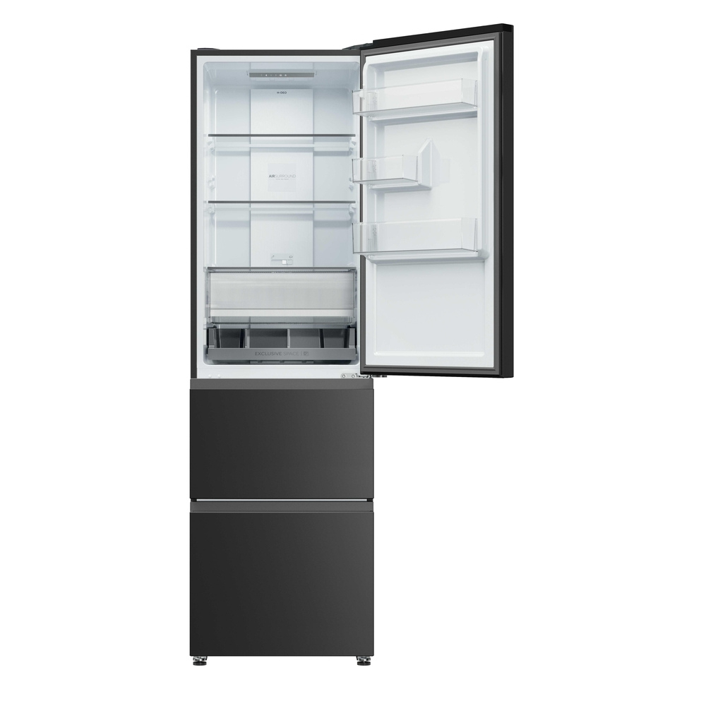 Haier HTR3518ENMTK 60/40 Fridge Freezer - Black thumbnail image
