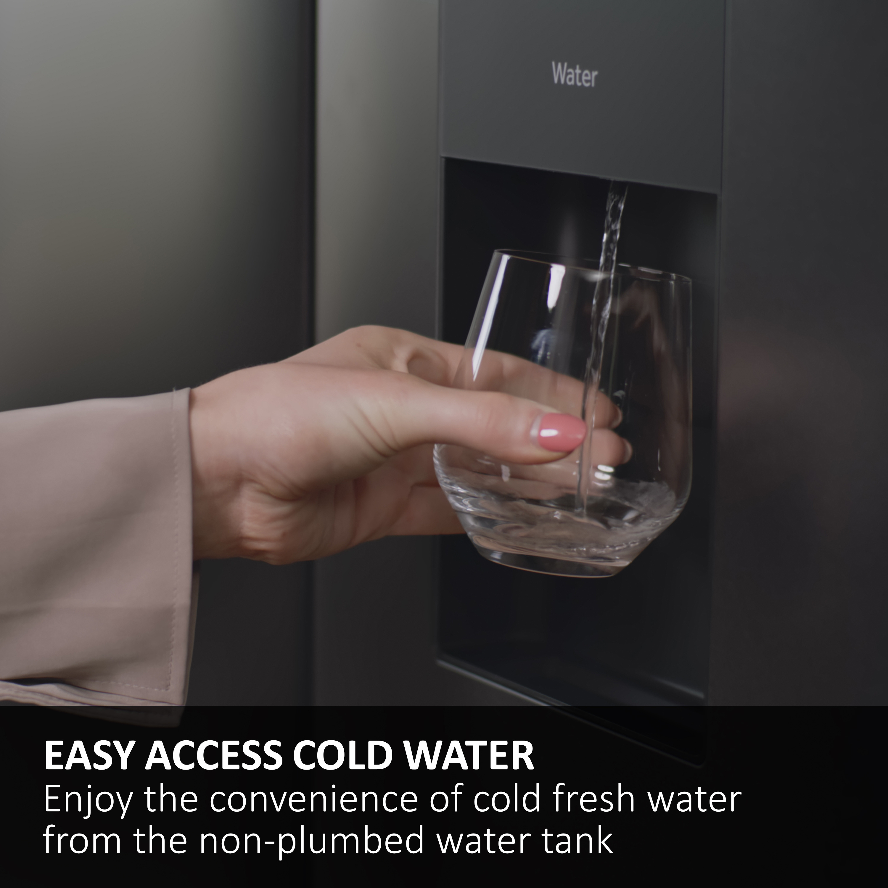 Haier HTW5618EWMG 60/40 Fridge Freezer - Silver thumbnail image