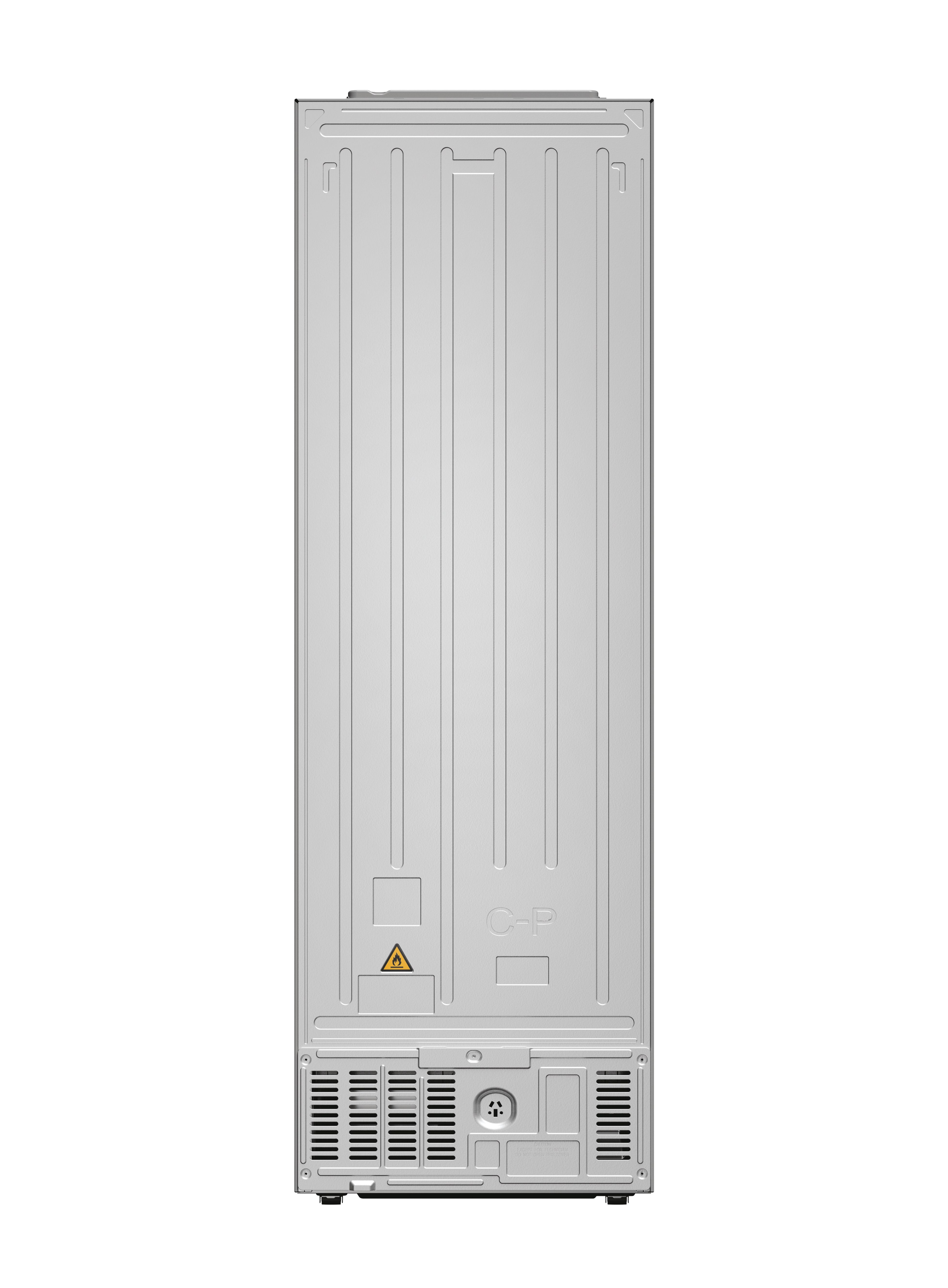 Haier HTW5618EWMG 60/40 Fridge Freezer - Silver thumbnail image