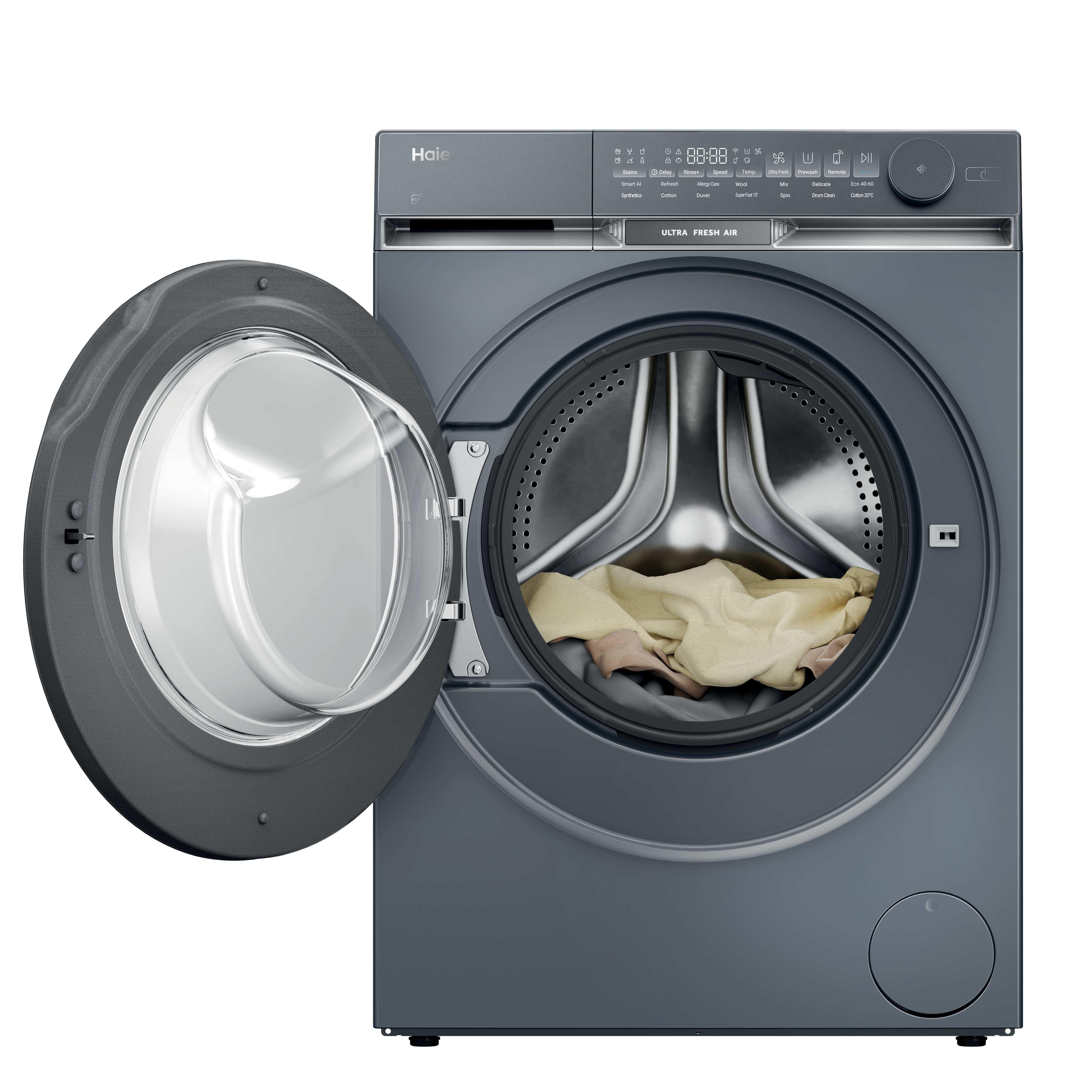 Haier HW100-B14387GUU 10kg, 1400 Spin Washing Machine - Graphite thumbnail image