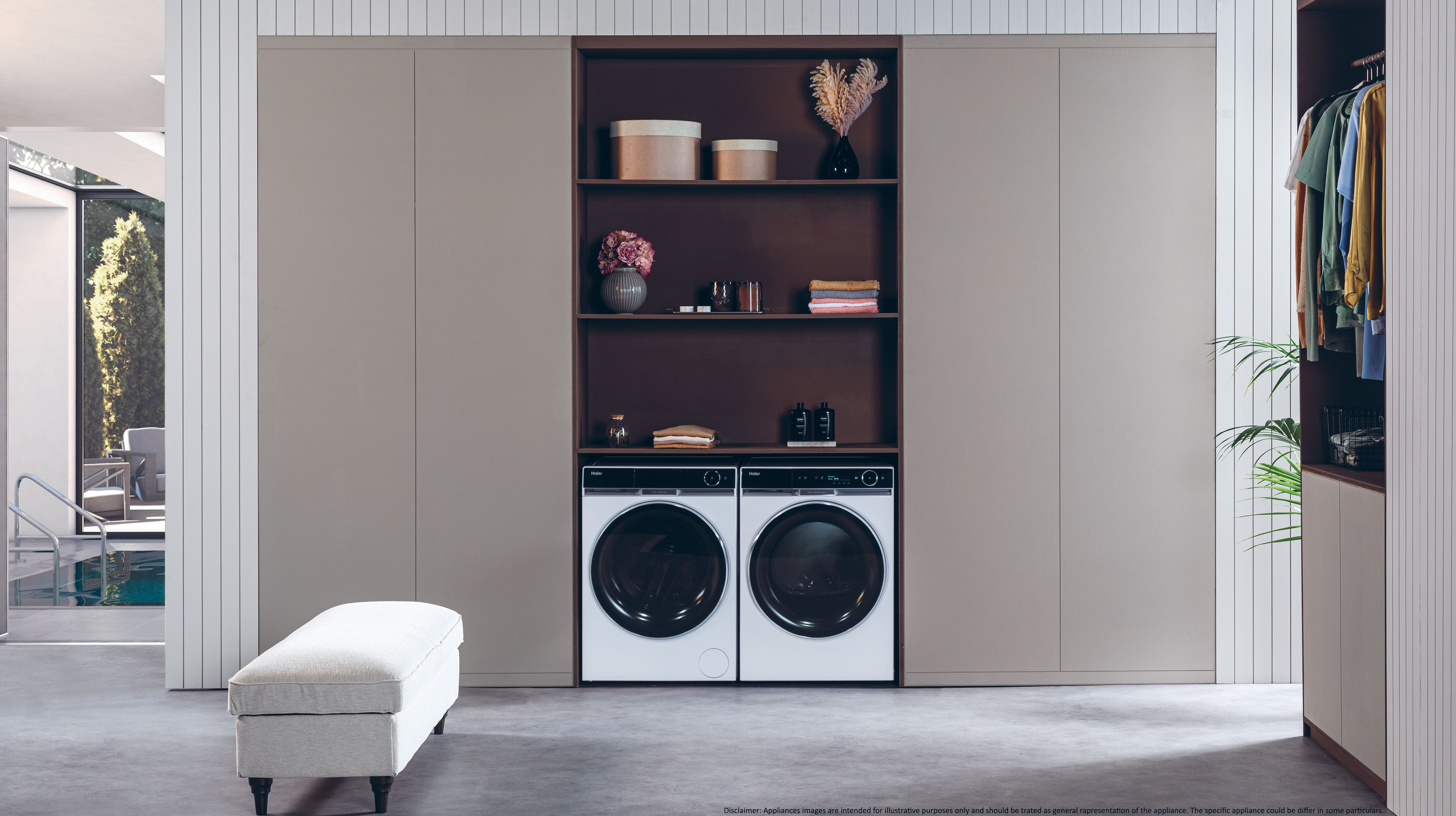 Haier X11 HW110-BD14397UUK 11kg 1400  Spin Washing Machine - White thumbnail image