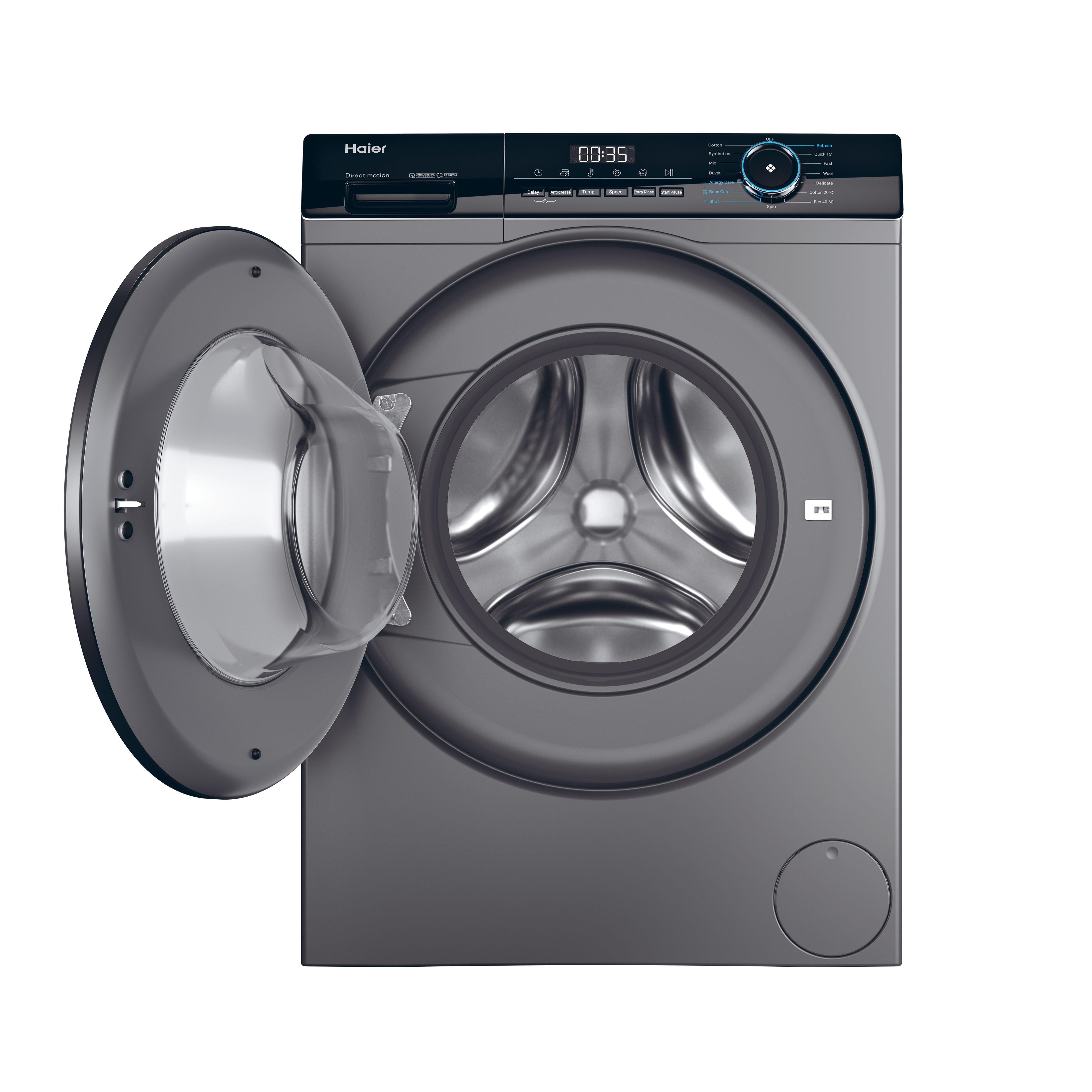 Haier HW80-B16939S8 8kg 1600 Spin Washing Machine - Graphite thumbnail image
