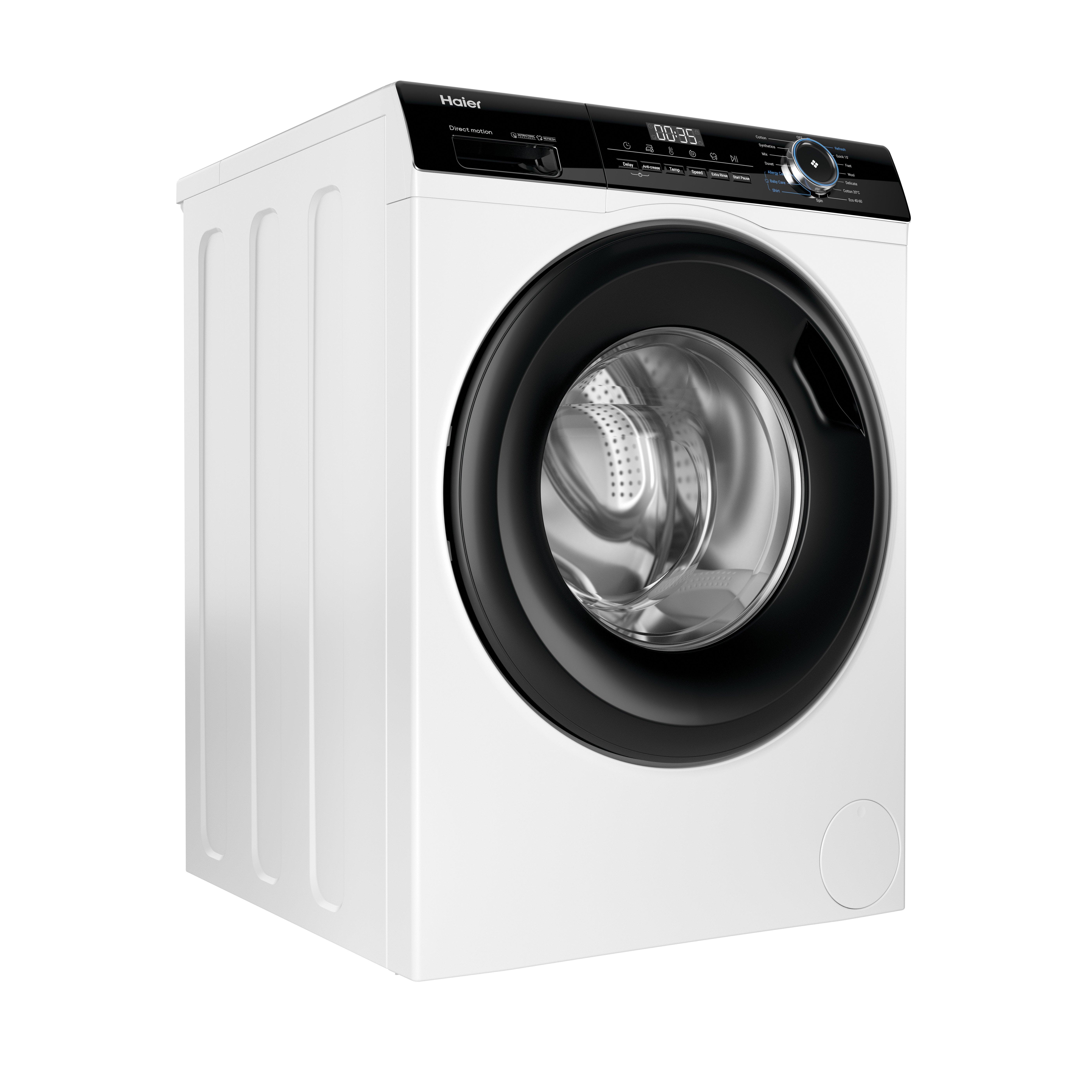 Haier HW80-B16939 8kg 1600 Spin Washing Machine - White thumbnail image