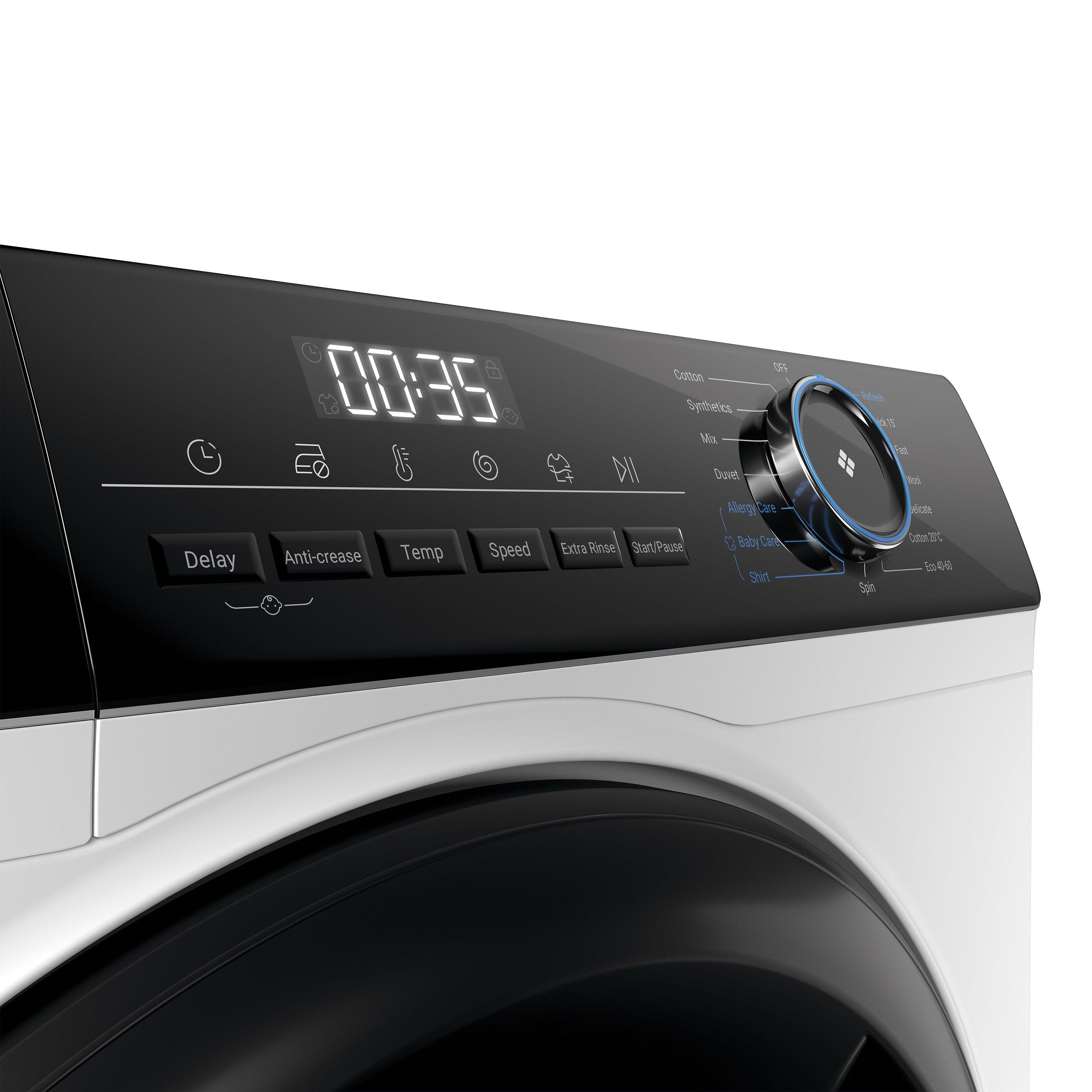 Haier HW80-B16939 8kg 1600 Spin Washing Machine - White thumbnail image
