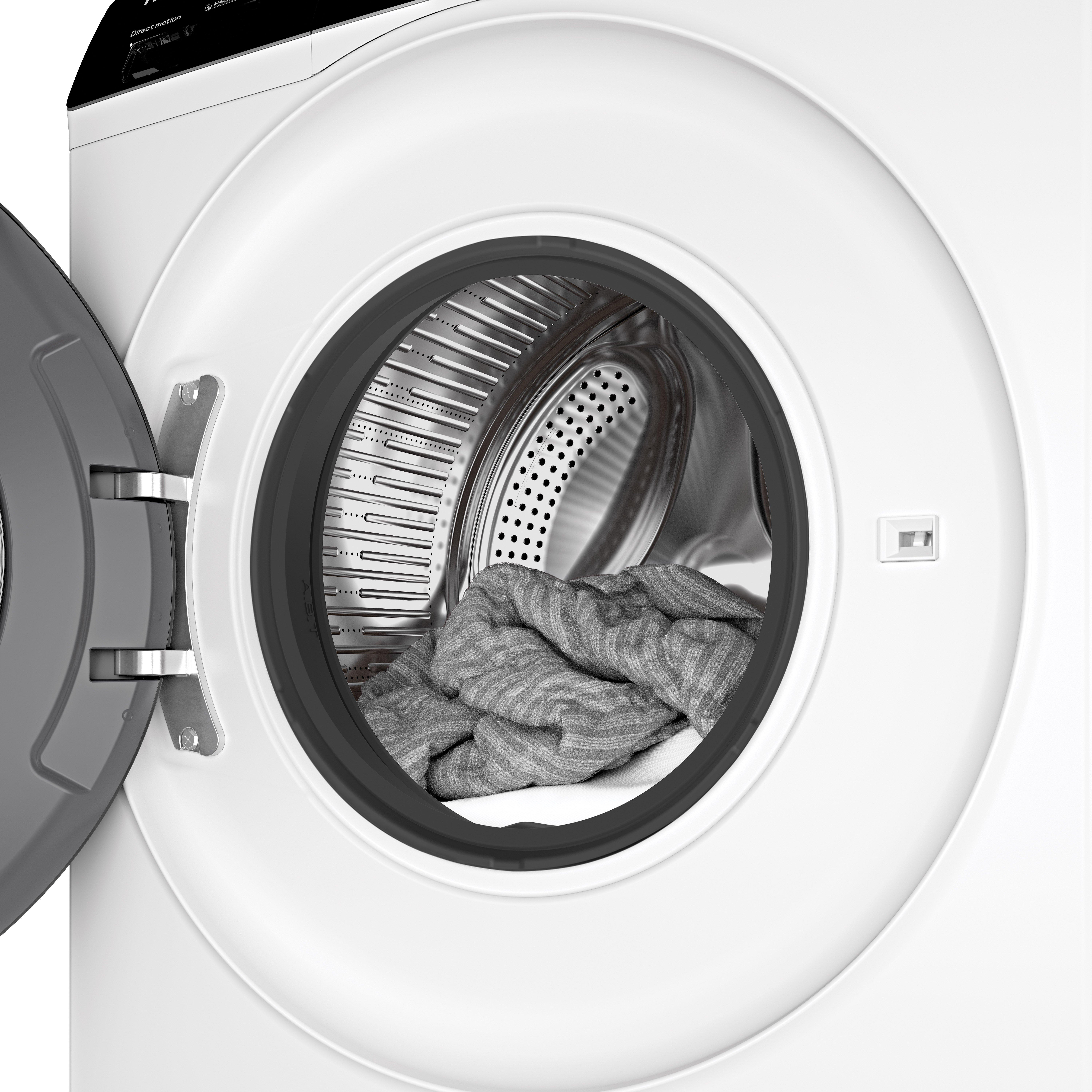 Haier HW80-B16939 8kg 1600 Spin Washing Machine - White thumbnail image
