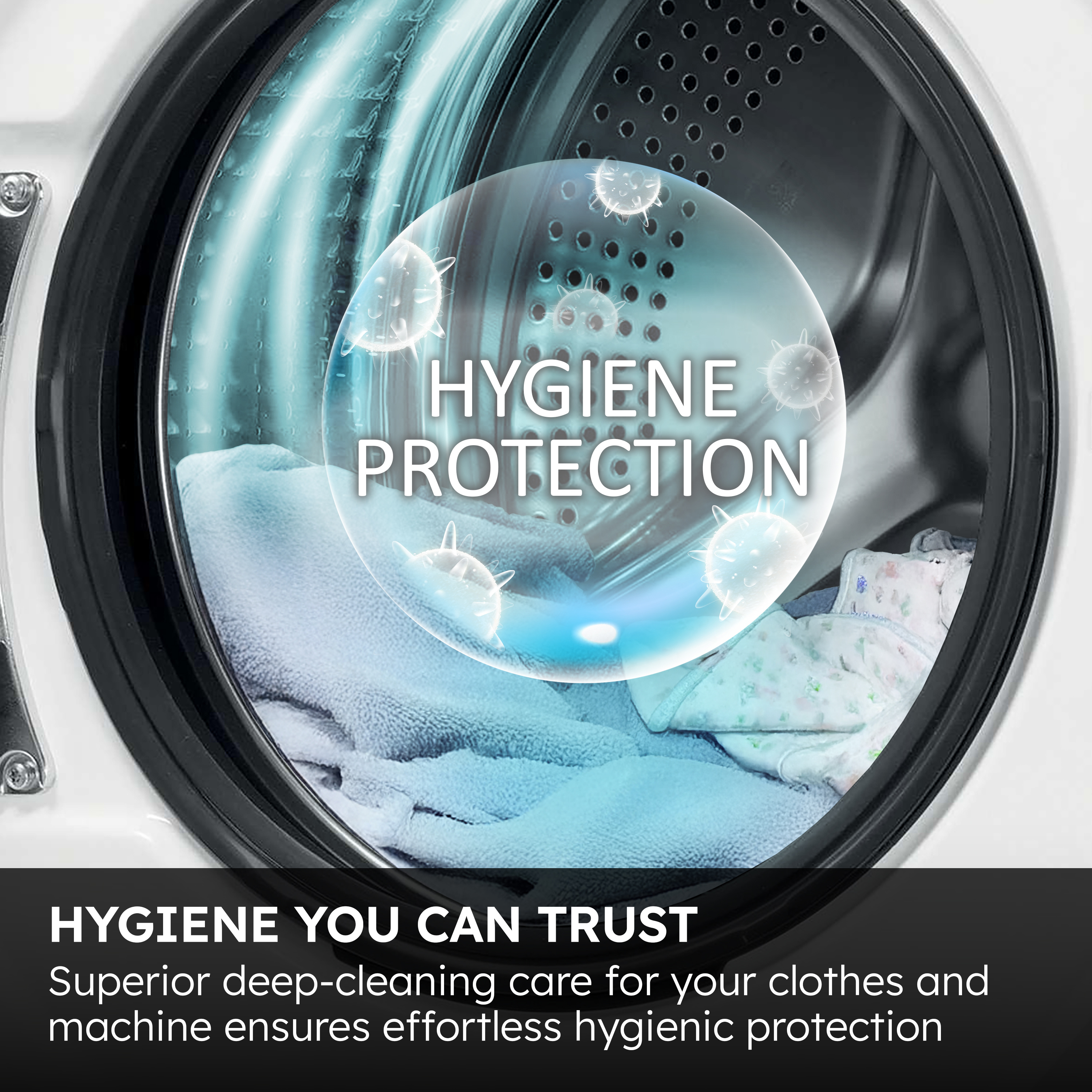 Haier HW90-BP14357TUUK 9kg, 1400 Spin Washing Machine - White thumbnail image