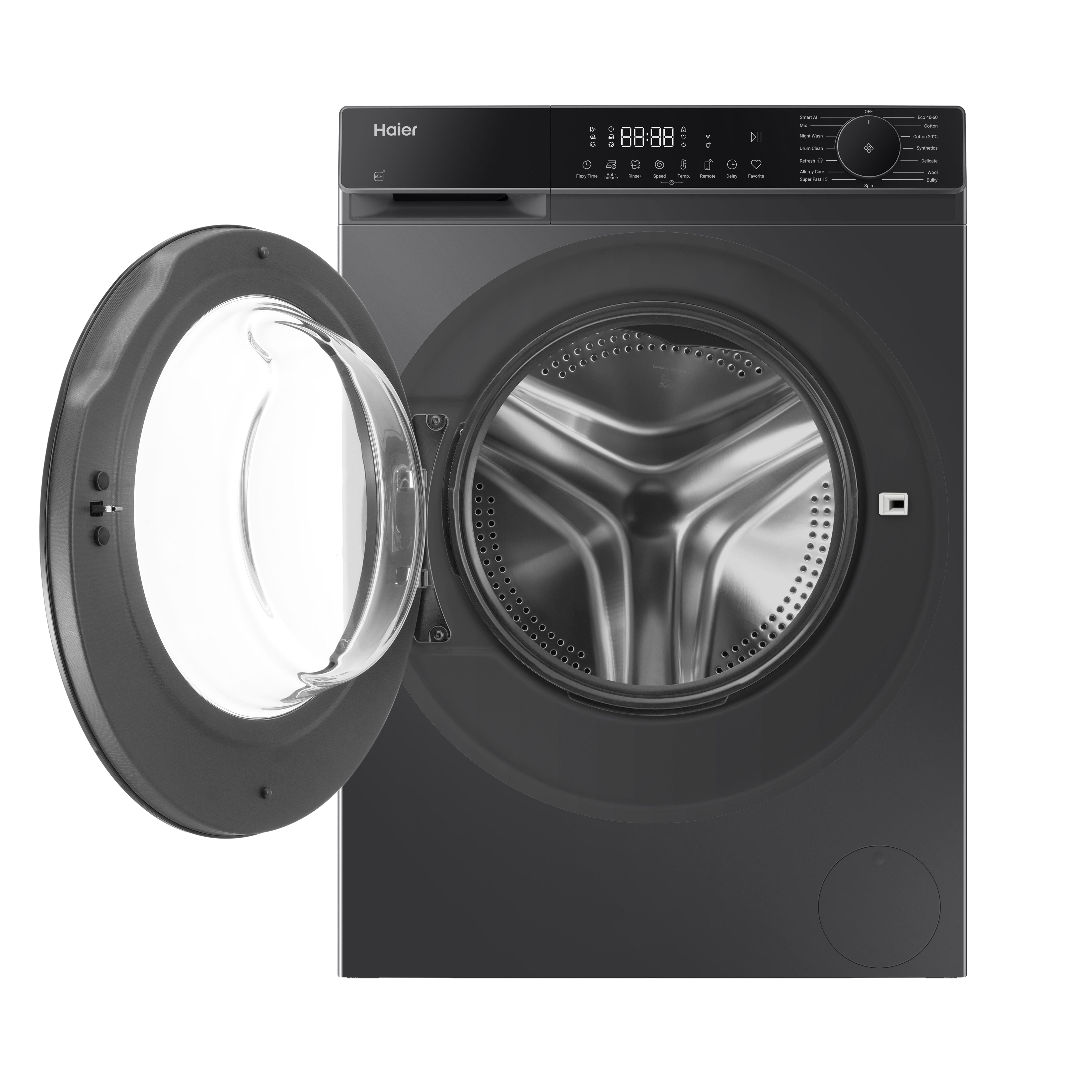 Haier X5 Plus HW9BP14357AEGTUK 9kg 1400 Spin Washing Machine - Graphite, thumbnail image
