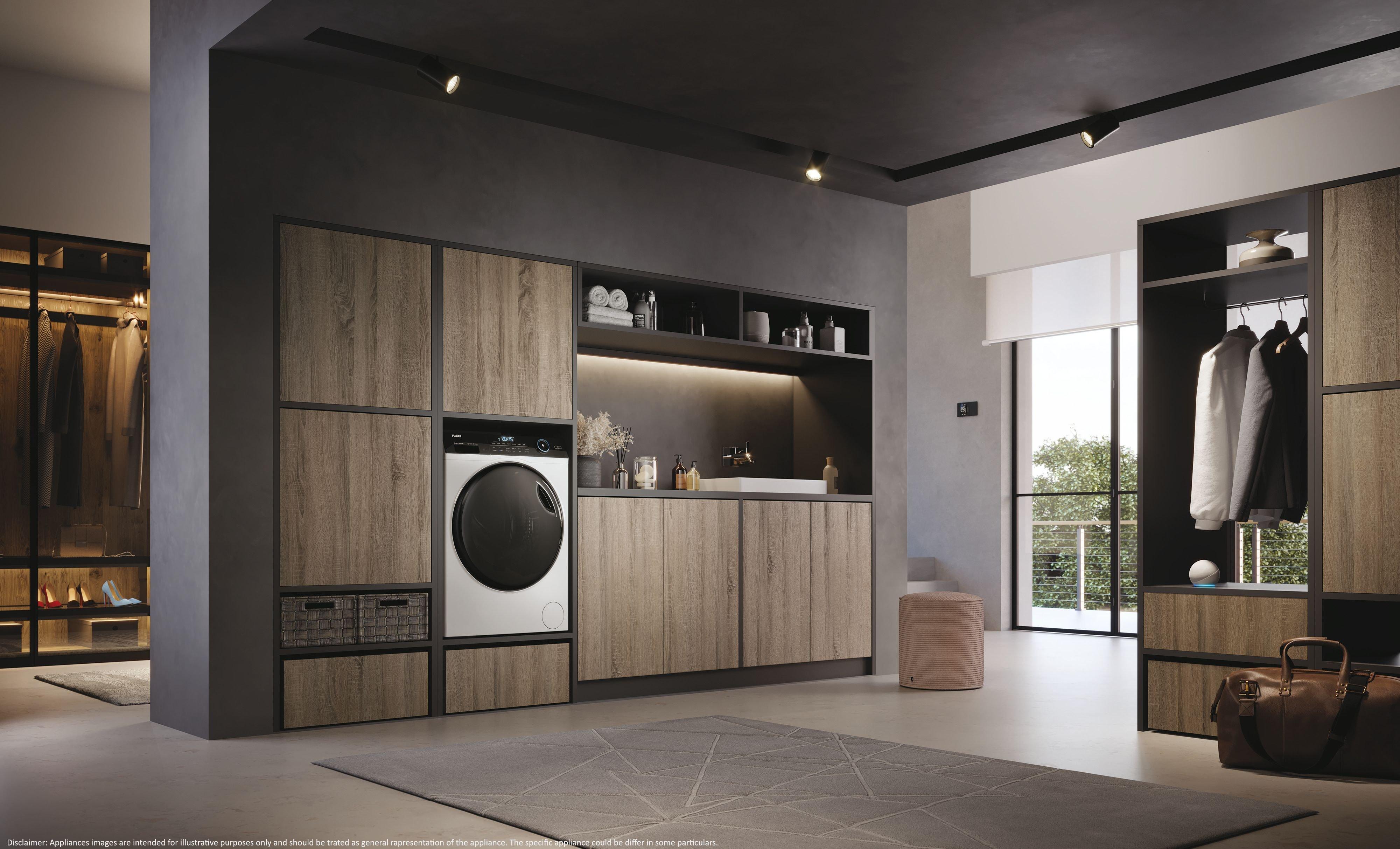 Haier HWD100B14959U1 10kg/6kg 1400 Spin Washer Dryer - White thumbnail image