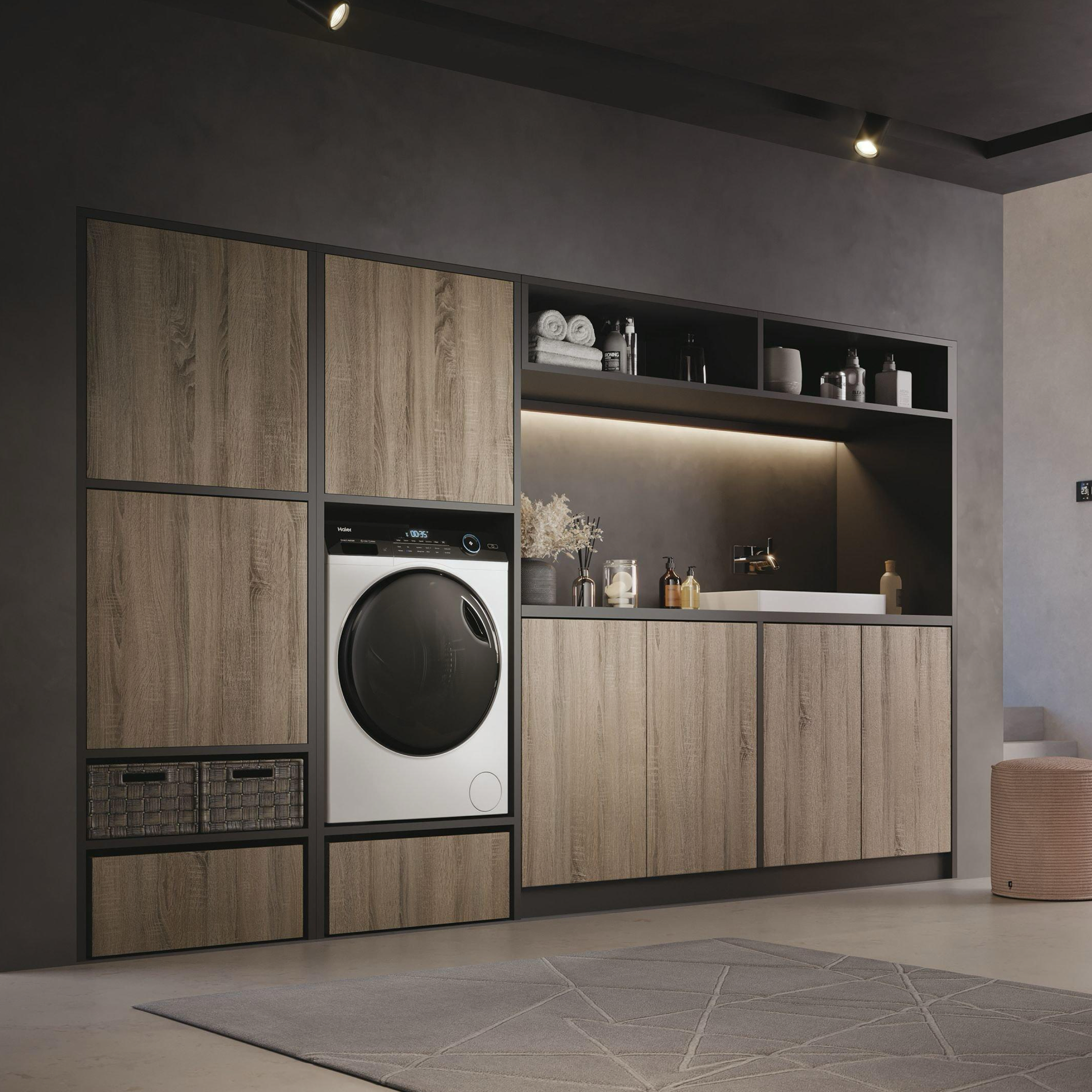 Haier HWD100B14959U1 10kg/6kg 1400 Spin Washer Dryer - White thumbnail image