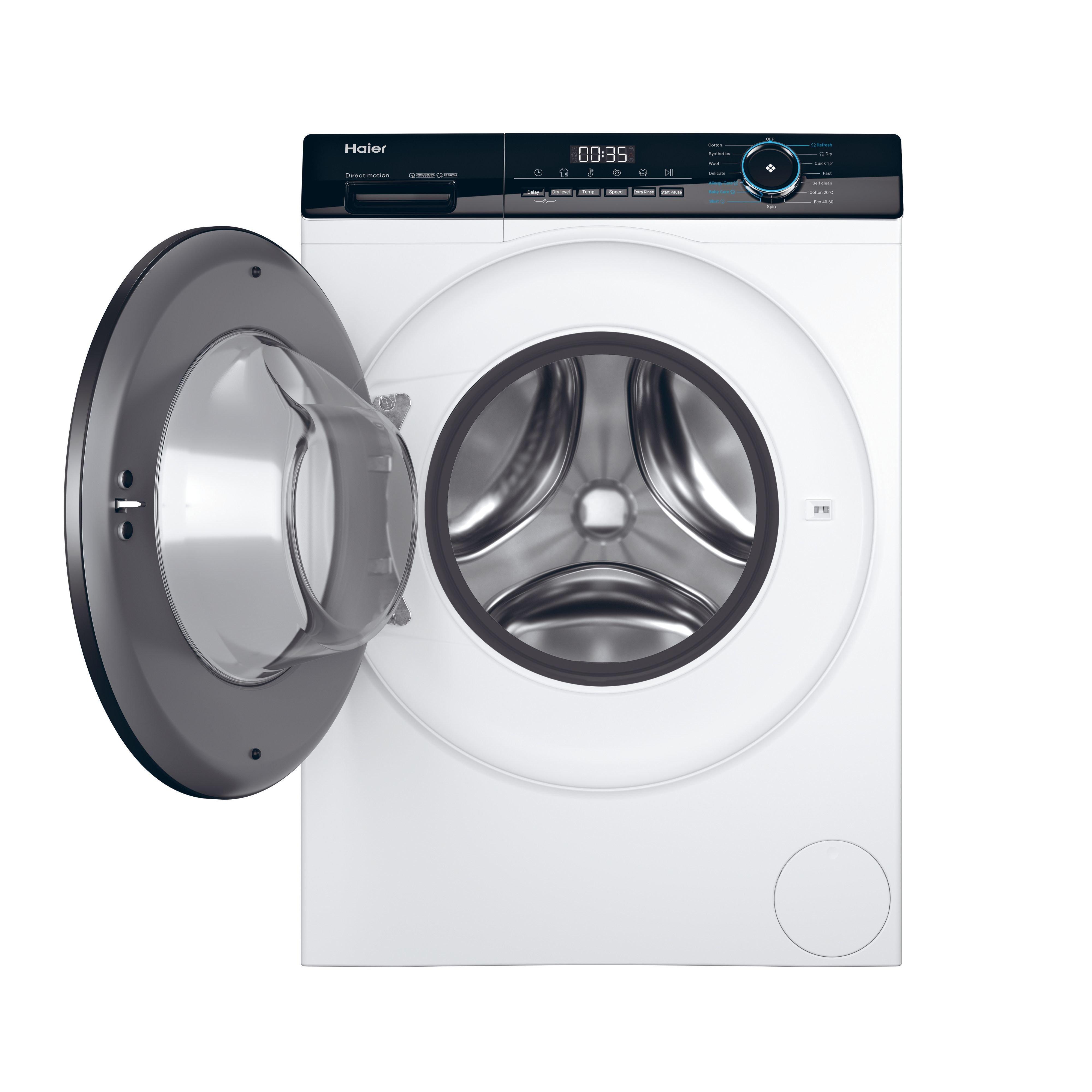 Haier HWD90-B14939 9kg/6kg 1400 Spin  Washer Dryer - White thumbnail image