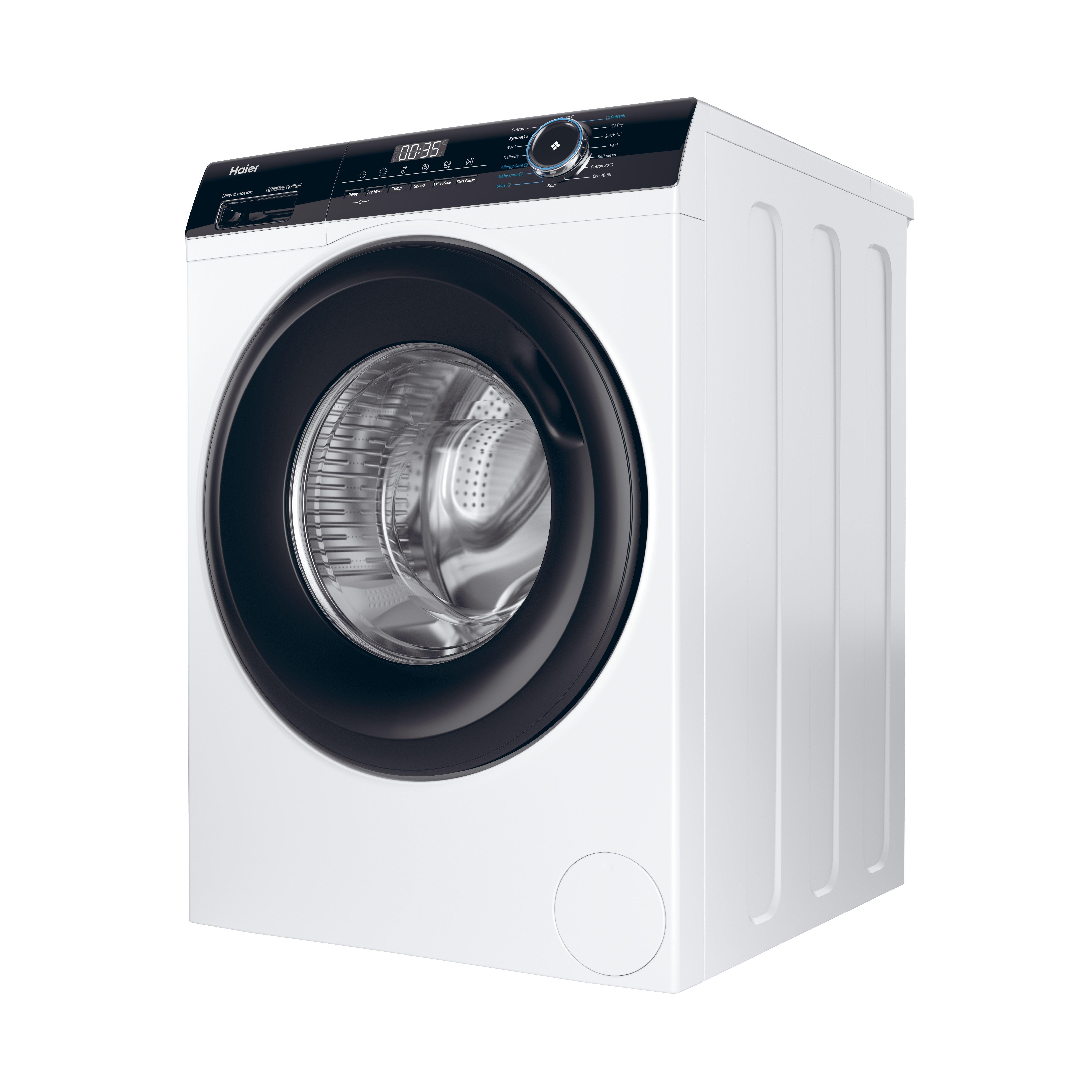 Haier HWD90-B14939 9kg/6kg 1400 Spin  Washer Dryer - White thumbnail image