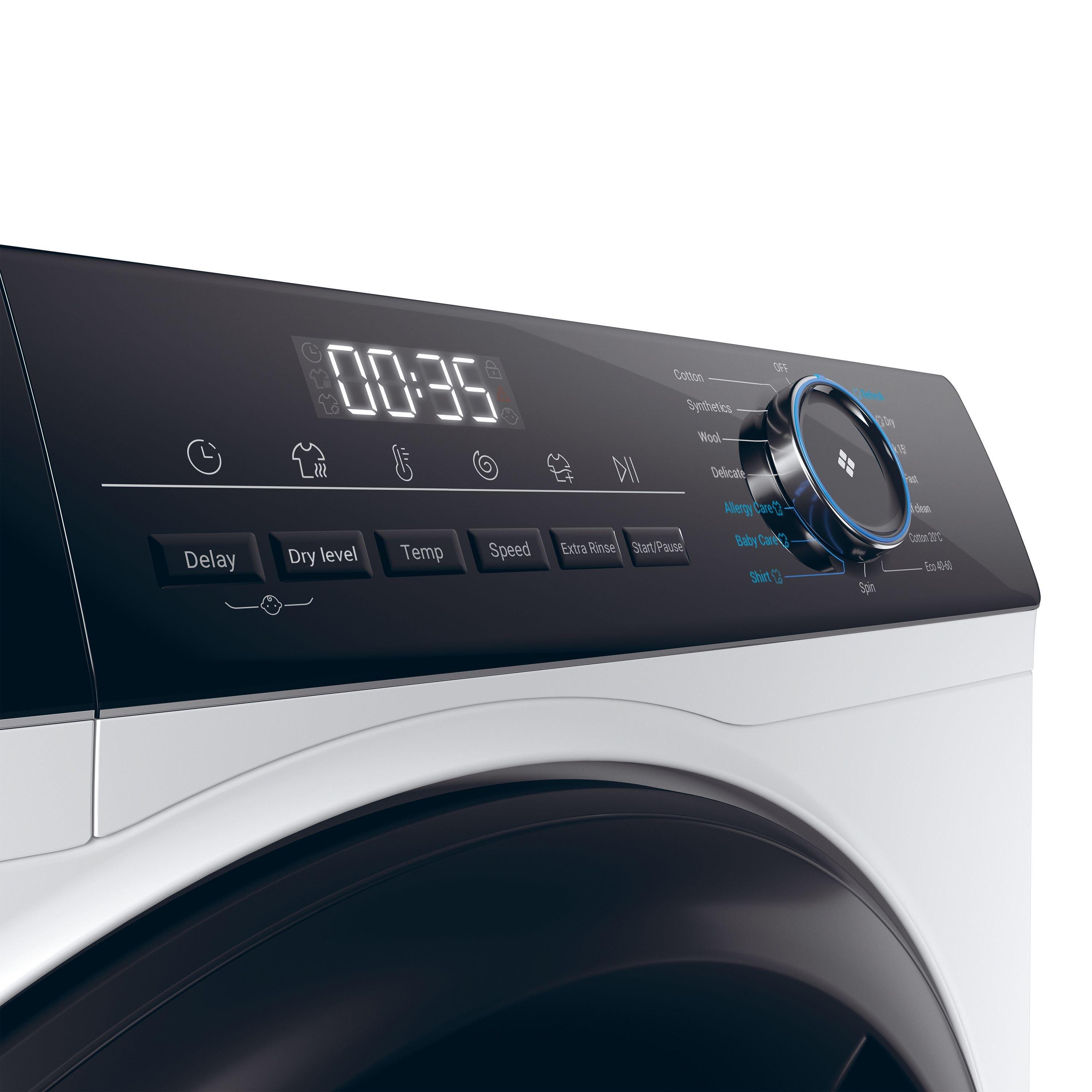 Haier HWD90-B14939 9kg/6kg 1400 Spin  Washer Dryer - White thumbnail image