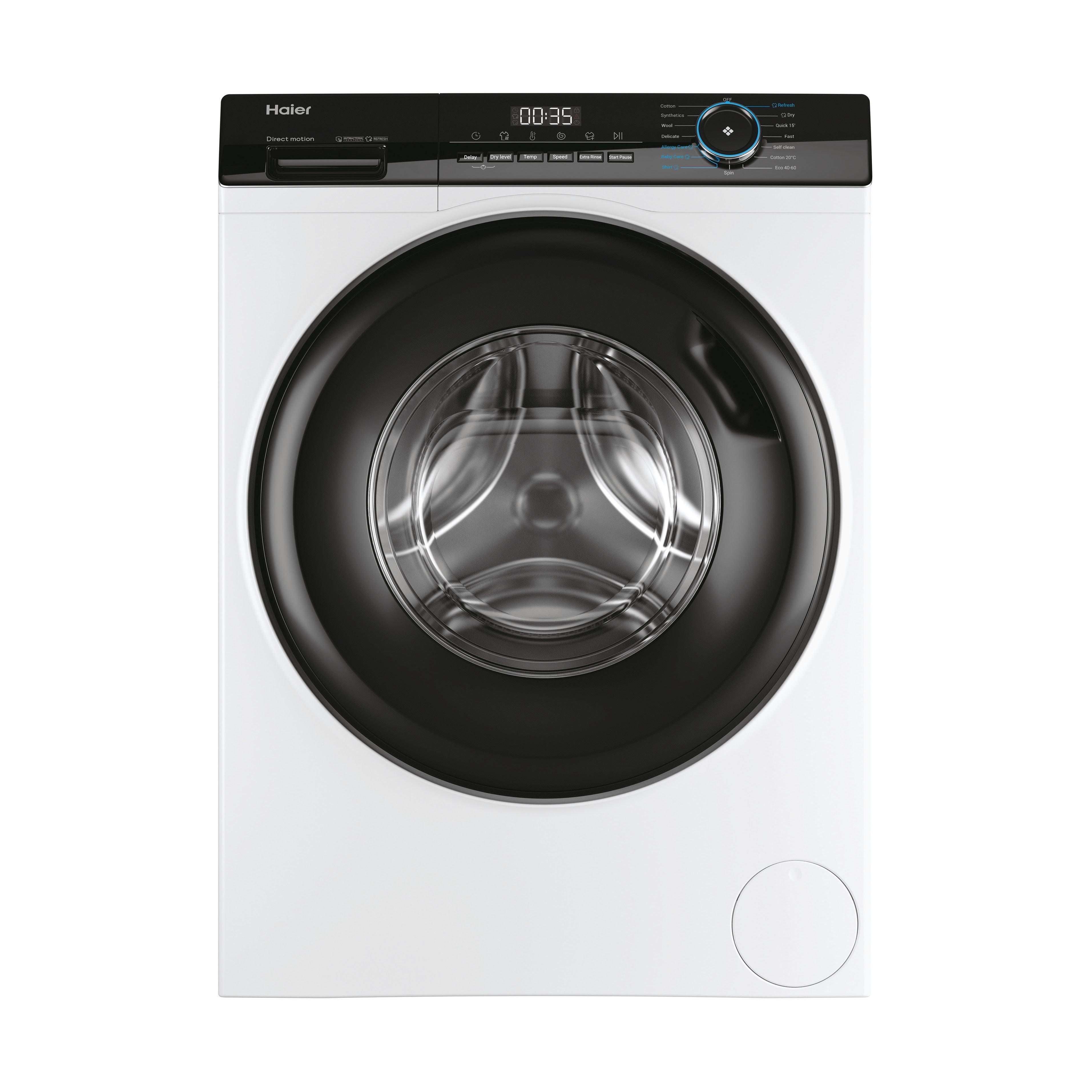 Haier HWD90-B14939 9kg/6kg 1400 Spin  Washer Dryer - White thumbnail image