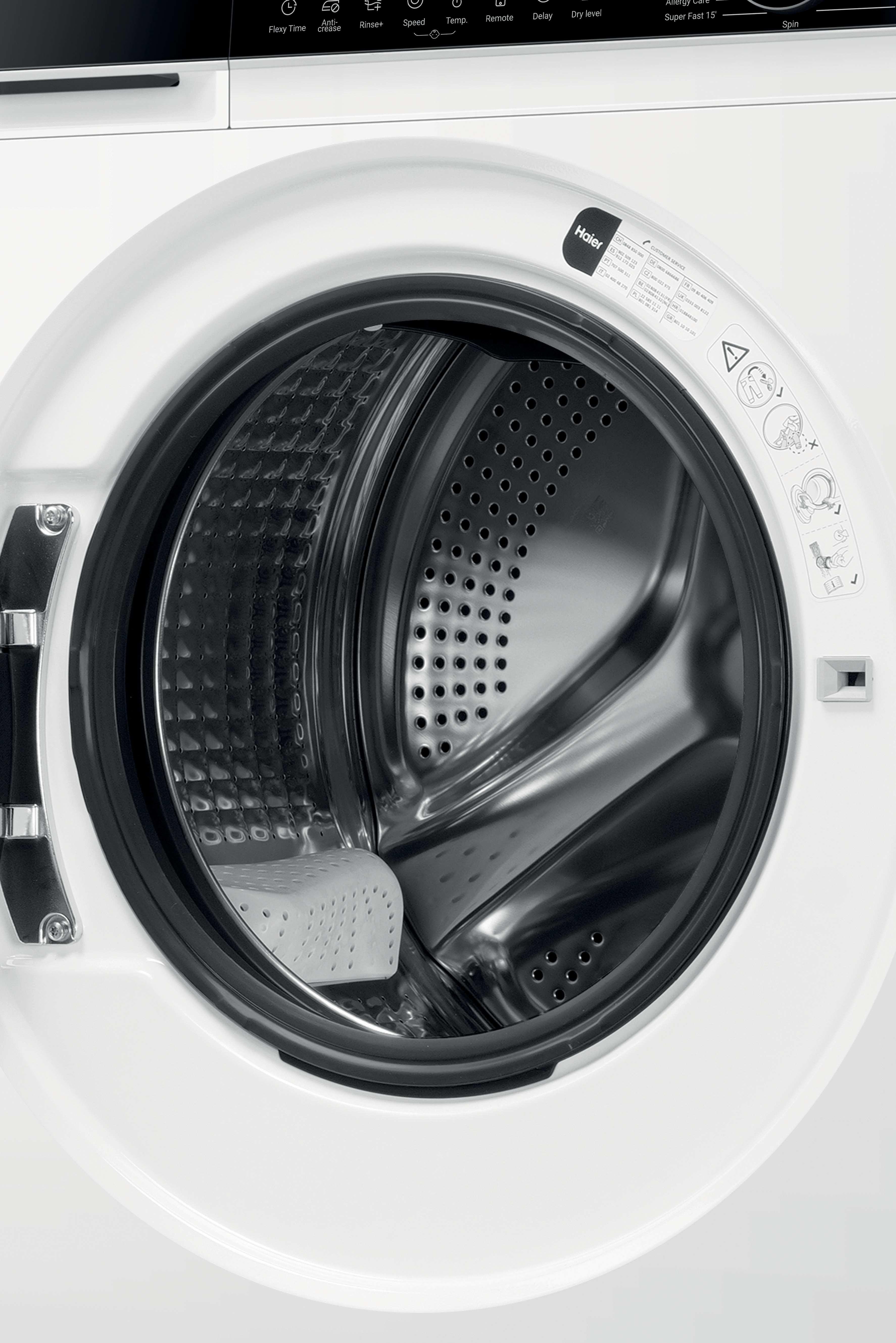 Haier HWD90BP14357TUUK 9kg/5kg 1400 Spin Washer Dryer - White thumbnail image