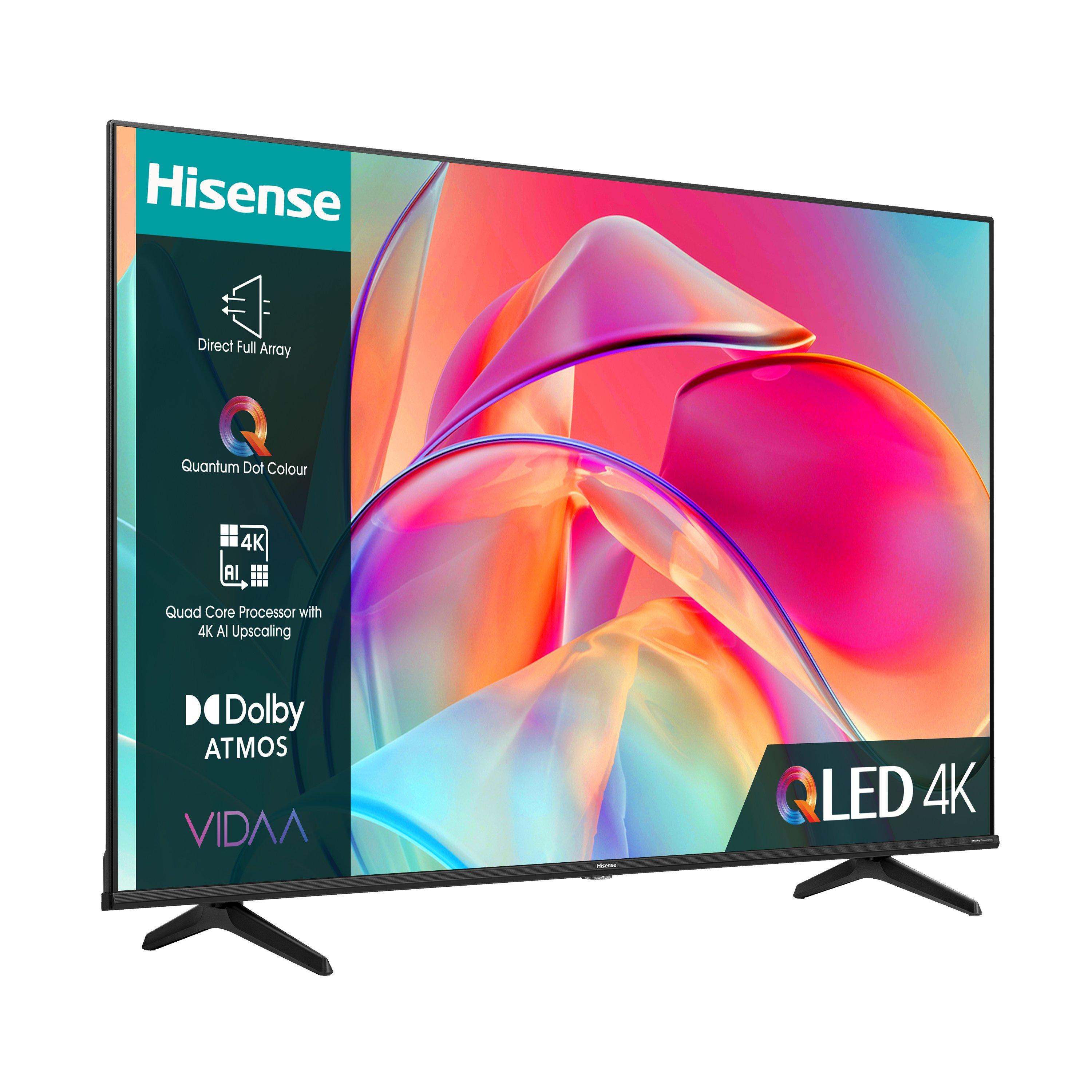 Hisense 50E7KQTUK 50" 4K Ultra HD QLED Smart TV thumbnail image