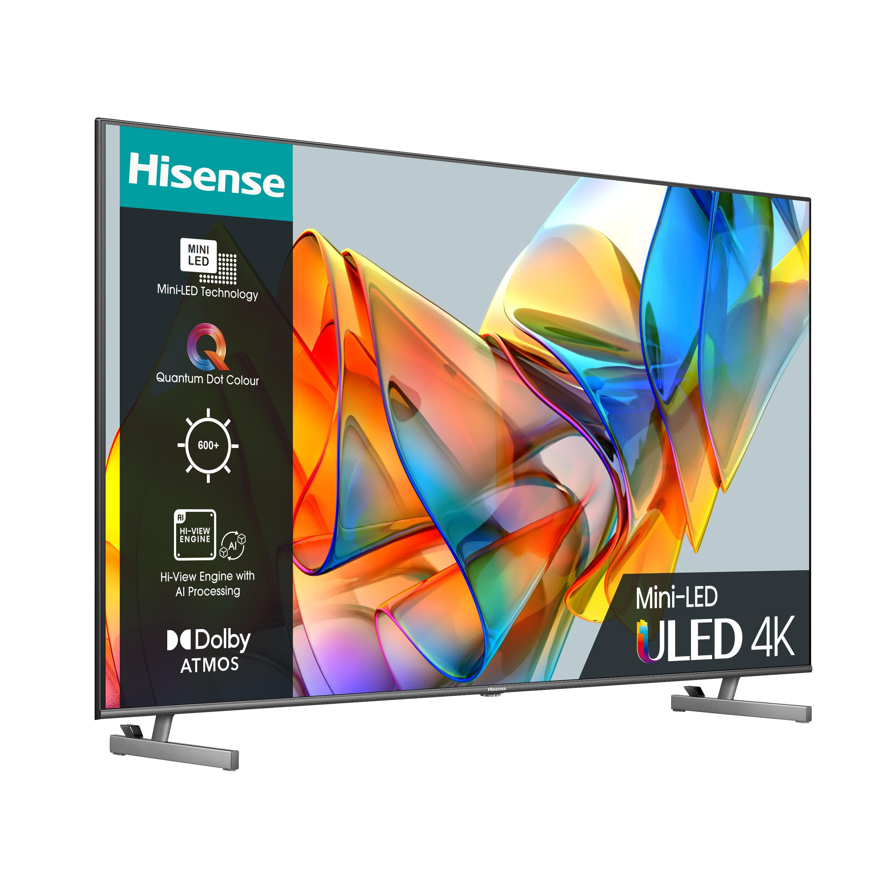 Hisense 55U6KQTUK 55" 4K Ultra HD Mini-LED Smart TV thumbnail image