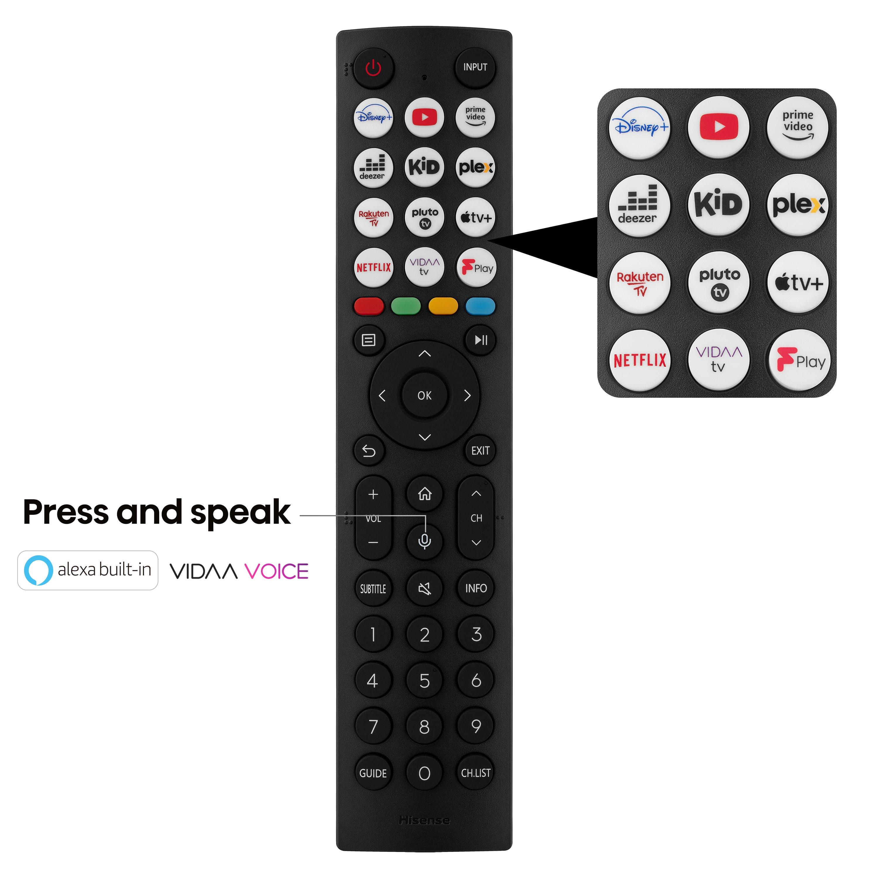 Hisense 55U6KQTUK 55" 4K Ultra HD Mini-LED Smart TV thumbnail image