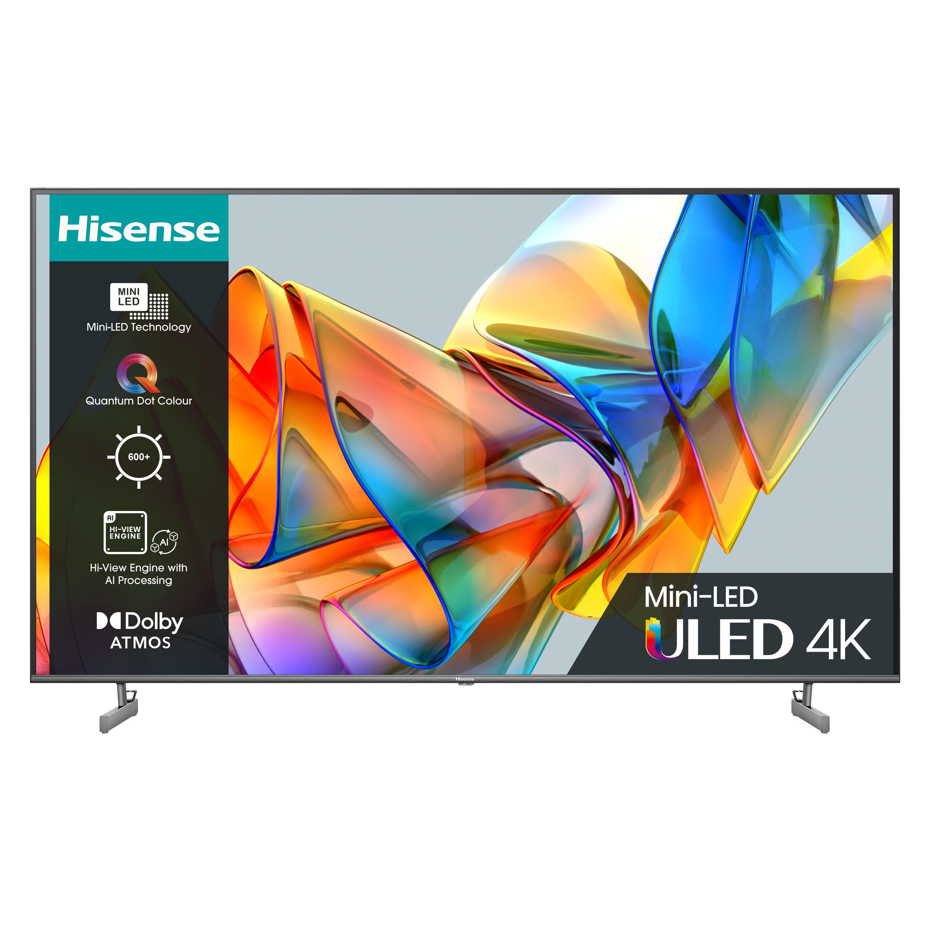 Hisense 55U6KQTUK 55" 4K Ultra HD Mini-LED Smart TV thumbnail image