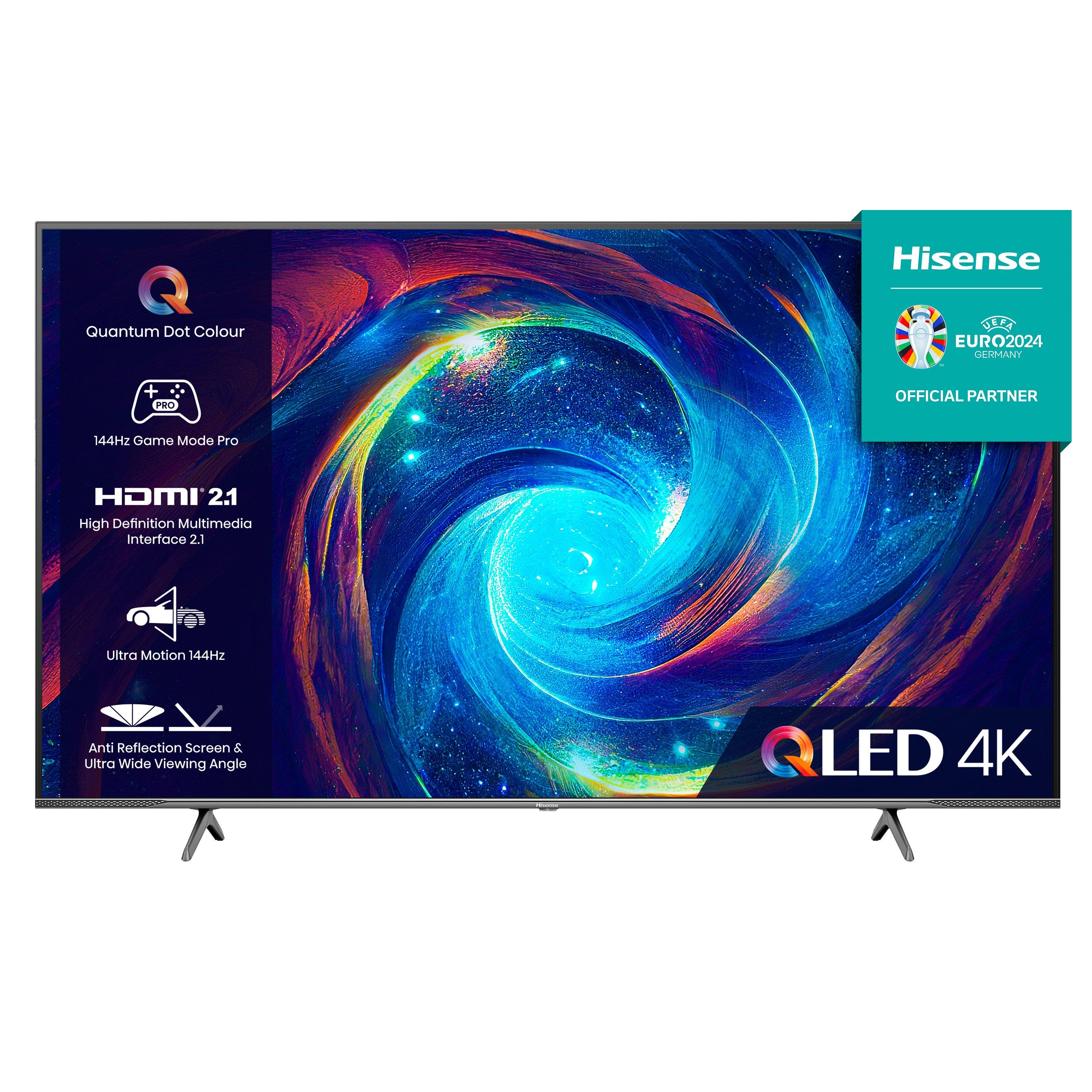 Hisense 65E7KQTUKPRO 65" 4K Ultra HD QLED Smart TV thumbnail image