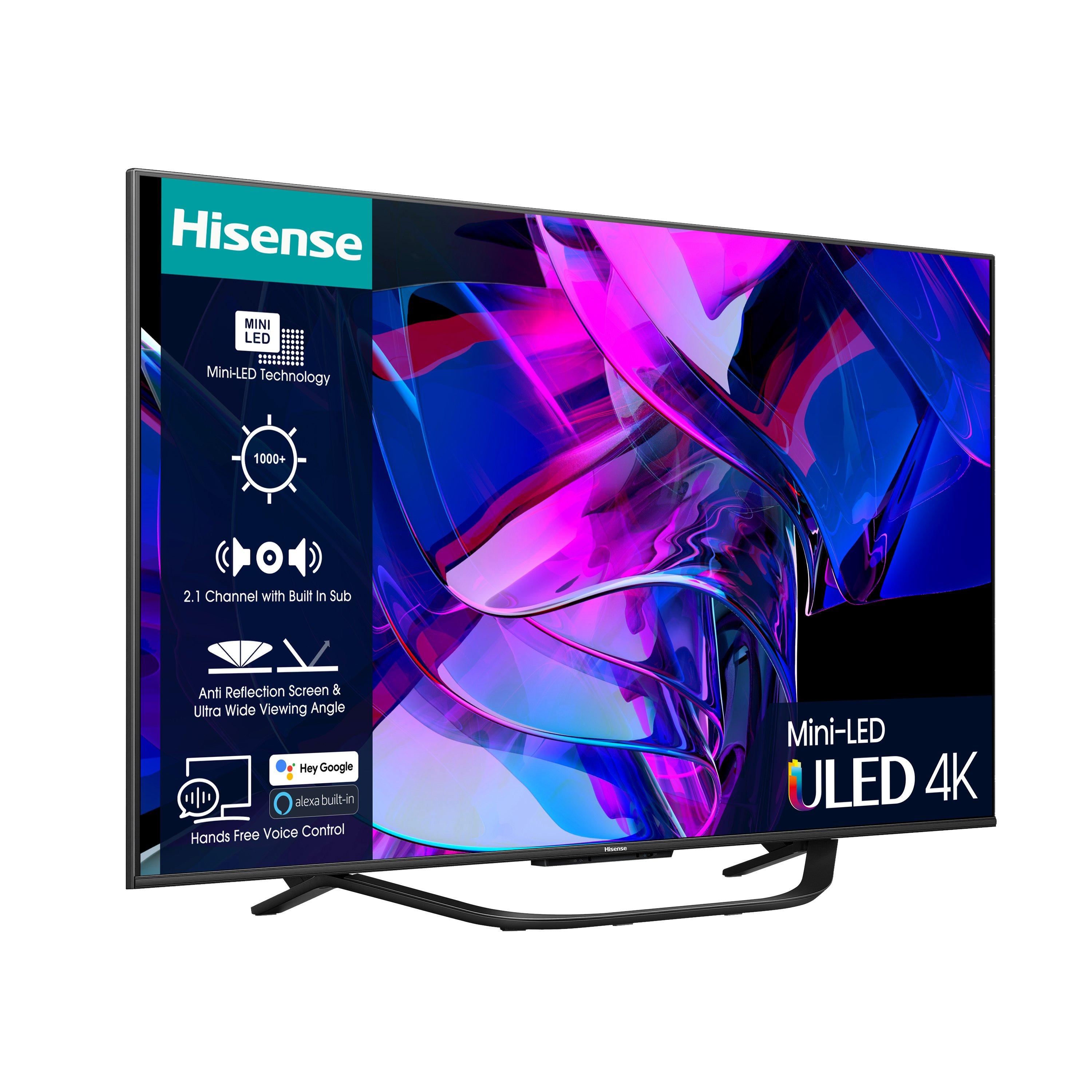 Hisense 75U7KQTUK 75" 4K Ultra HD Mini-LED Smart TV thumbnail image
