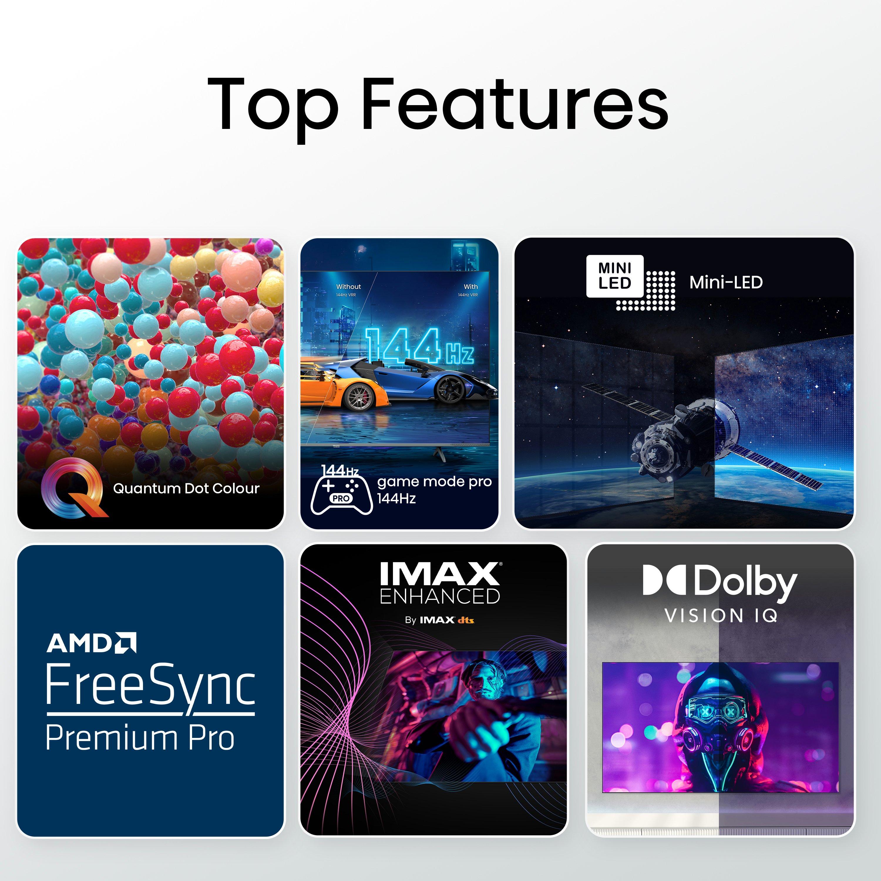 Hisense 75U7KQTUK 75" 4K Ultra HD Mini-LED Smart TV thumbnail image