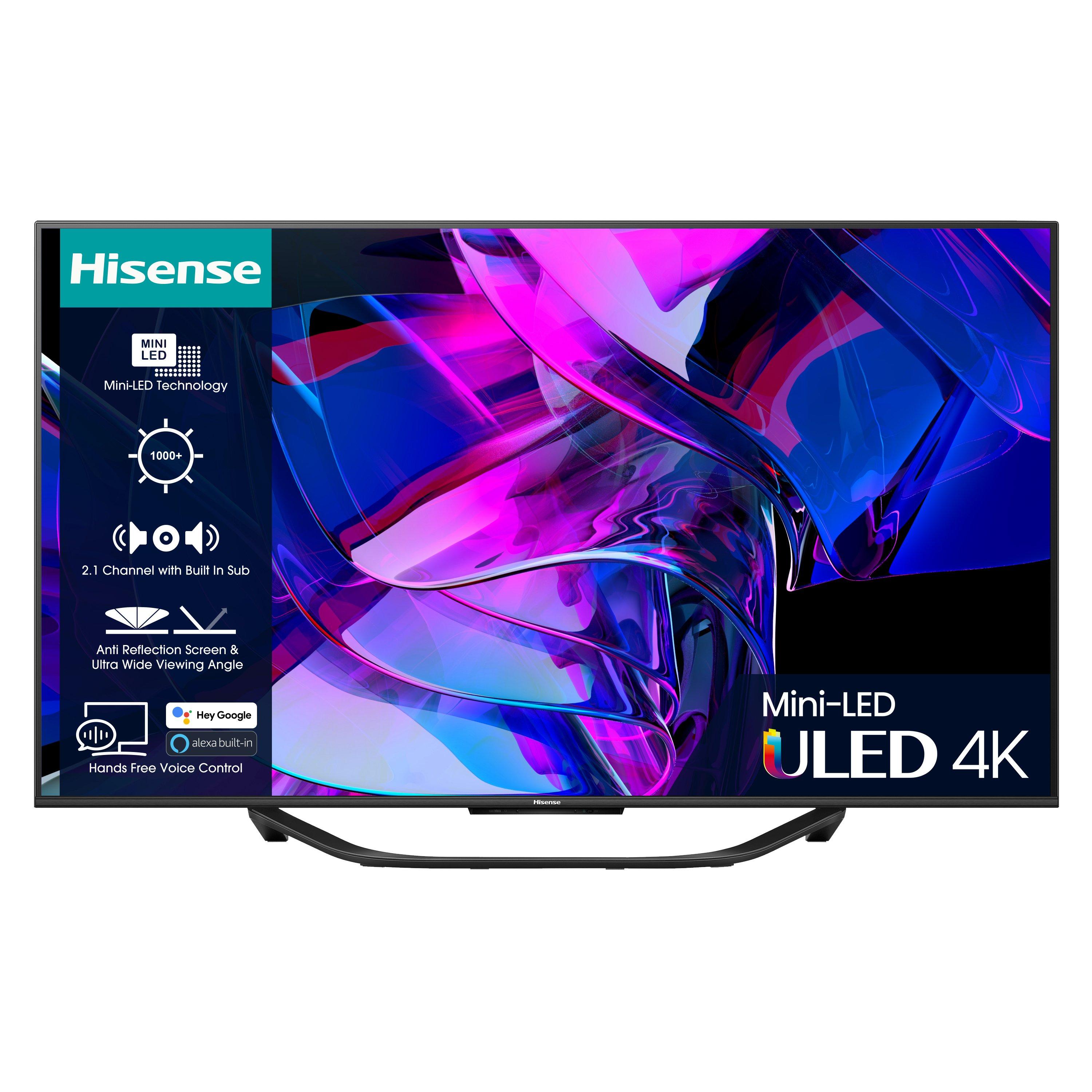 Hisense 75U7KQTUK 75" 4K Ultra HD Mini-LED Smart TV thumbnail image