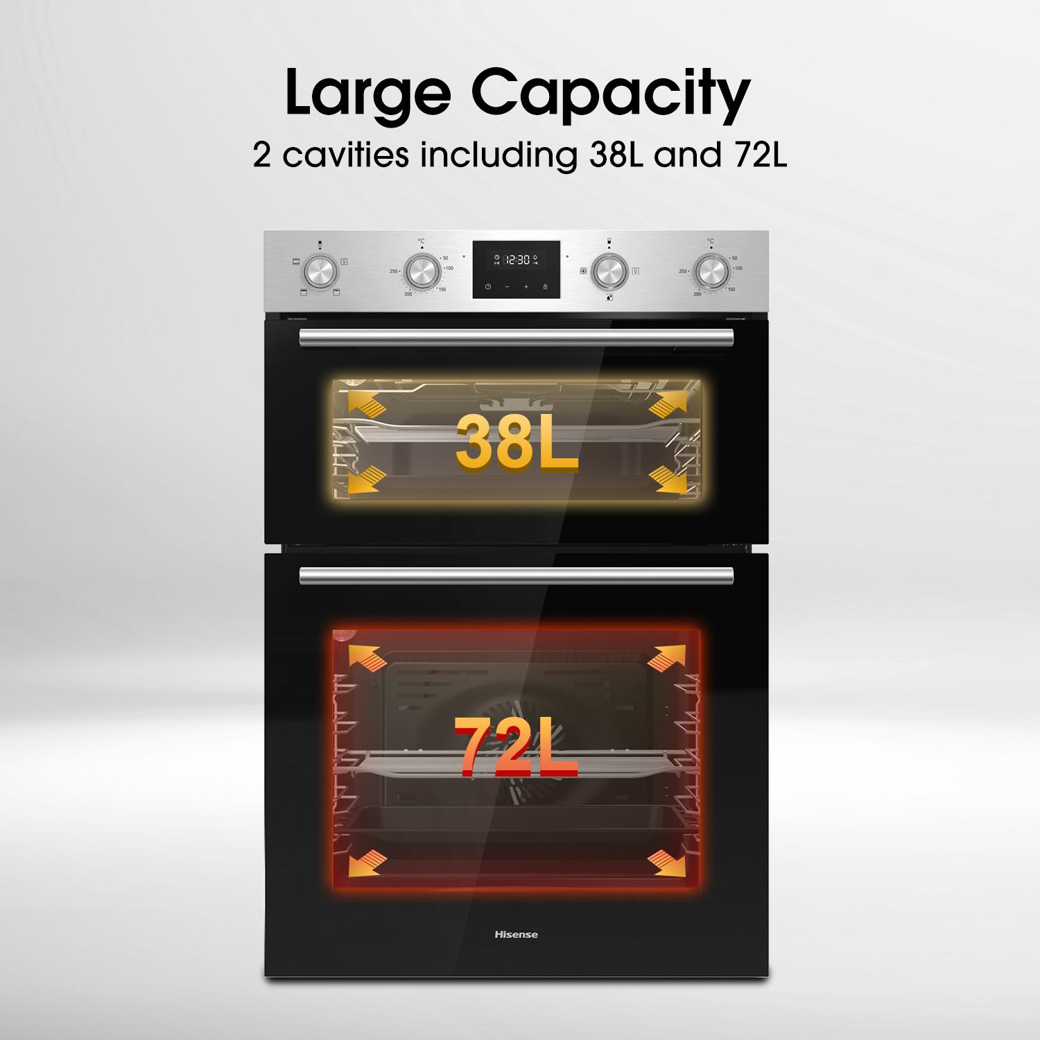 Hisense BID99222CXUK 59.4 Built In Double Oven thumbnail image