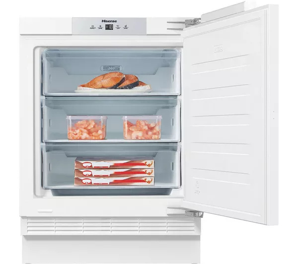 Hisense FUV124D4AWE Integrated Under Counter Freezer with Fixed Door Fixing Kit thumbnail image