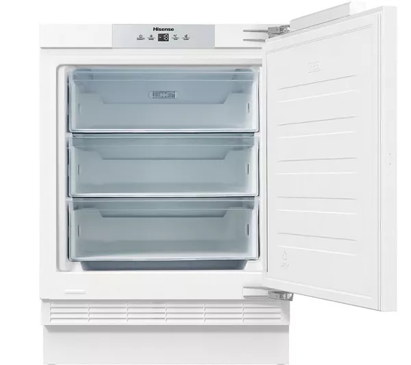 Hisense FUV124D4AWE Integrated Under Counter Freezer with Fixed Door Fixing Kit thumbnail image