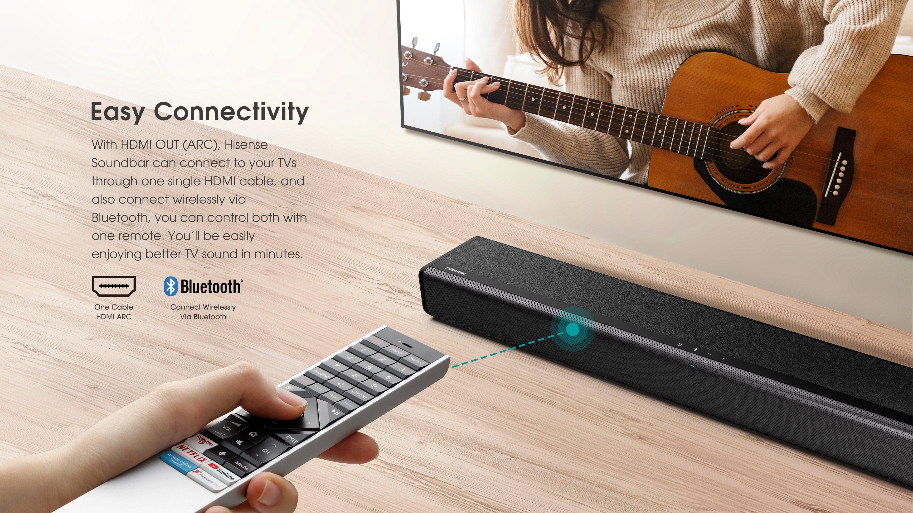 Hisense HS214 Soundbar - Black  thumbnail image