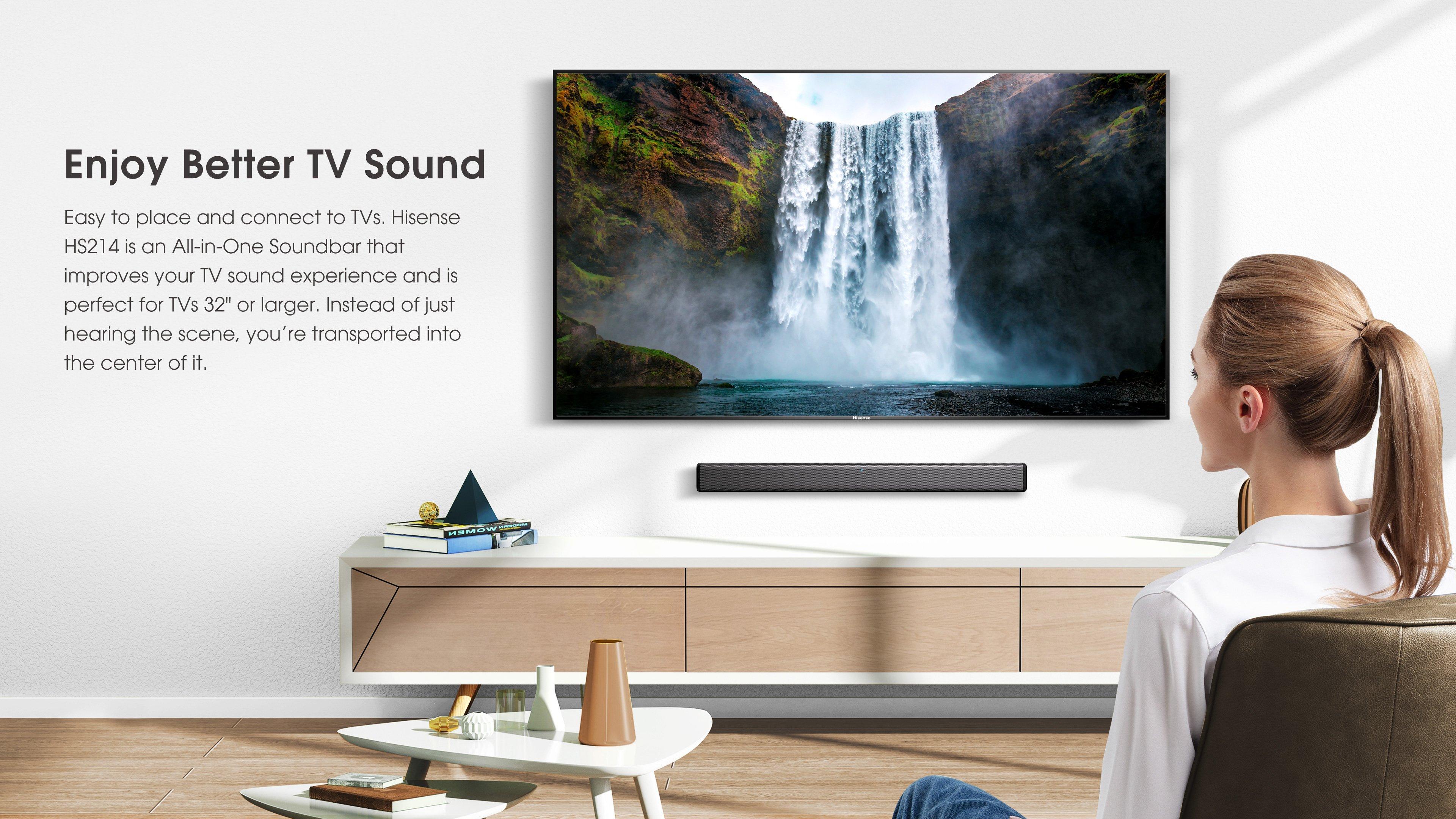 Hisense HS214 Soundbar - Black  thumbnail image