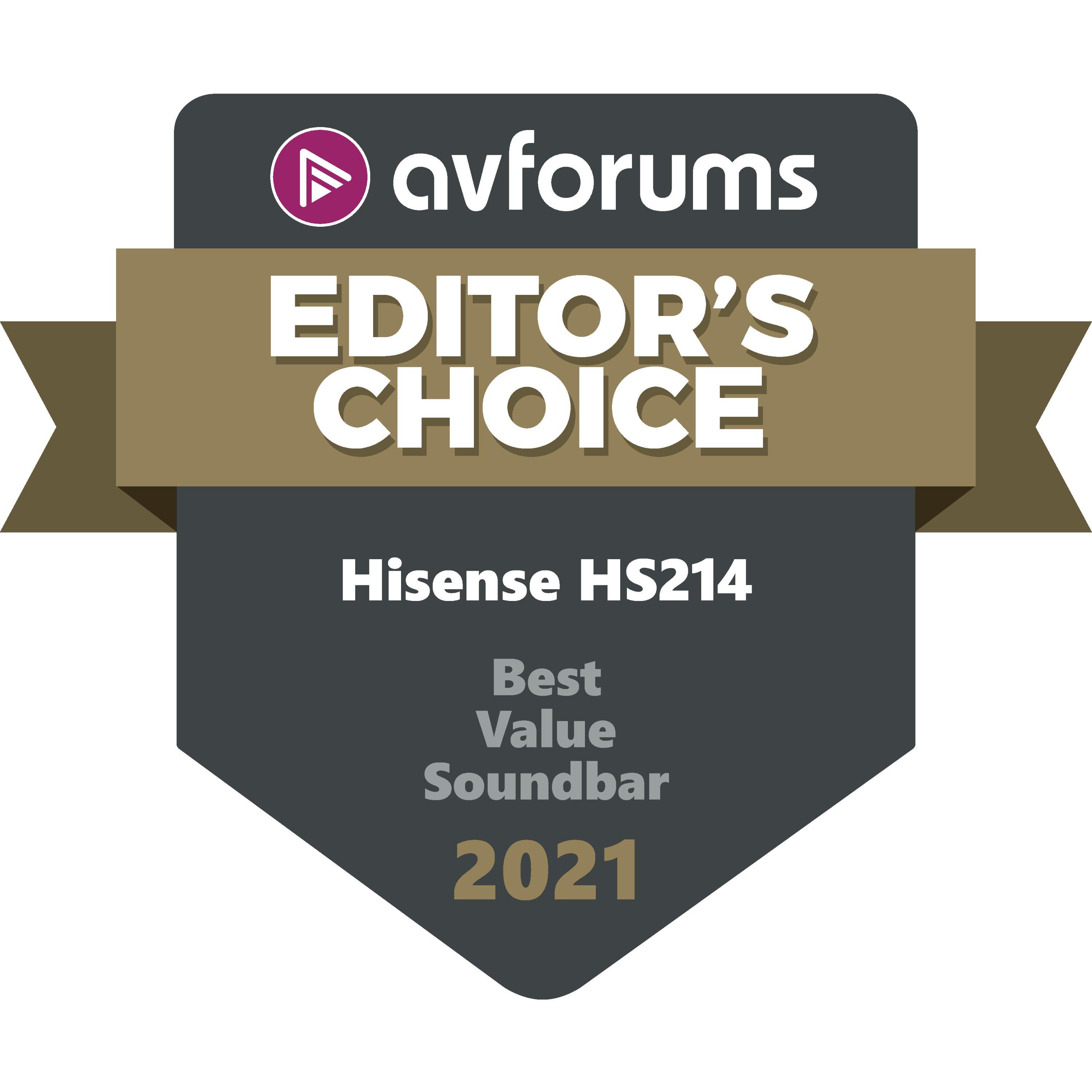 Hisense HS214 Soundbar - Black  thumbnail image