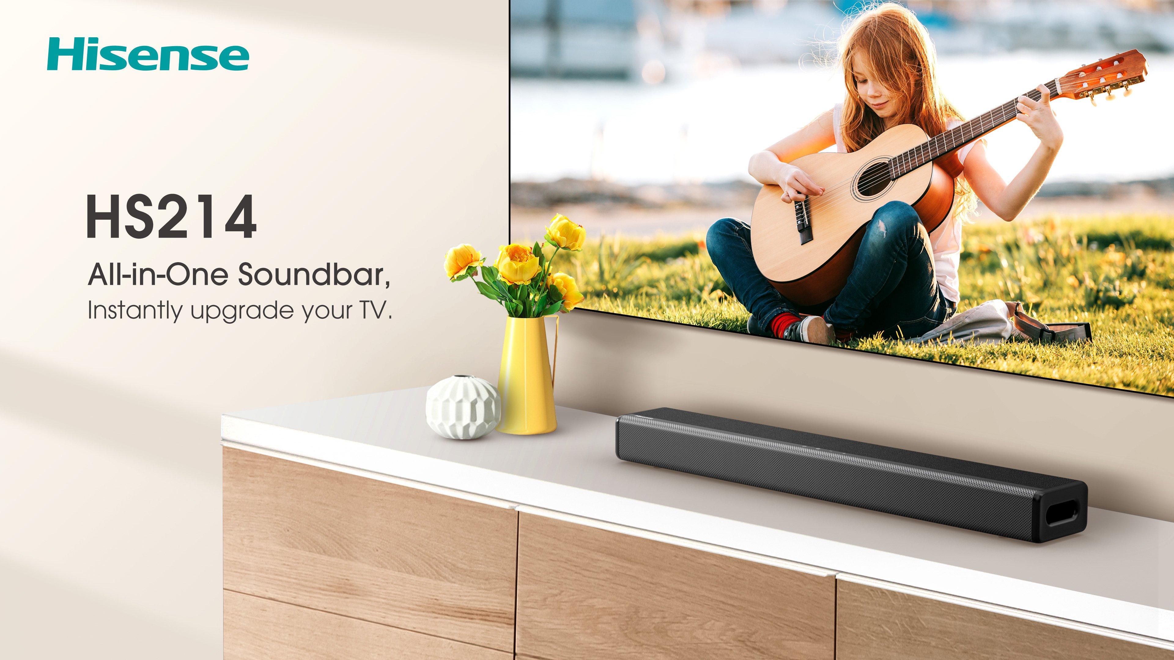 Hisense HS214 Soundbar - Black  thumbnail image