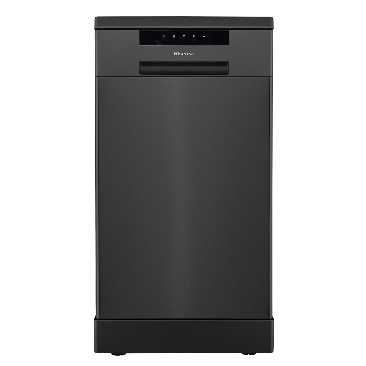 Hisense HS523E15BUK Slimline Dishwasher - Black - 10 Place Settings thumbnail image