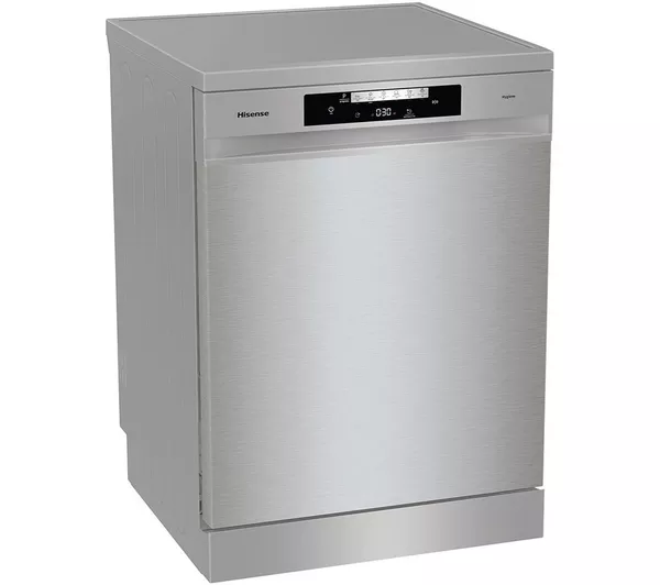 Hisense HS642D90XUK Dishwasher - Stainless Steel - 14 Place Settings thumbnail image