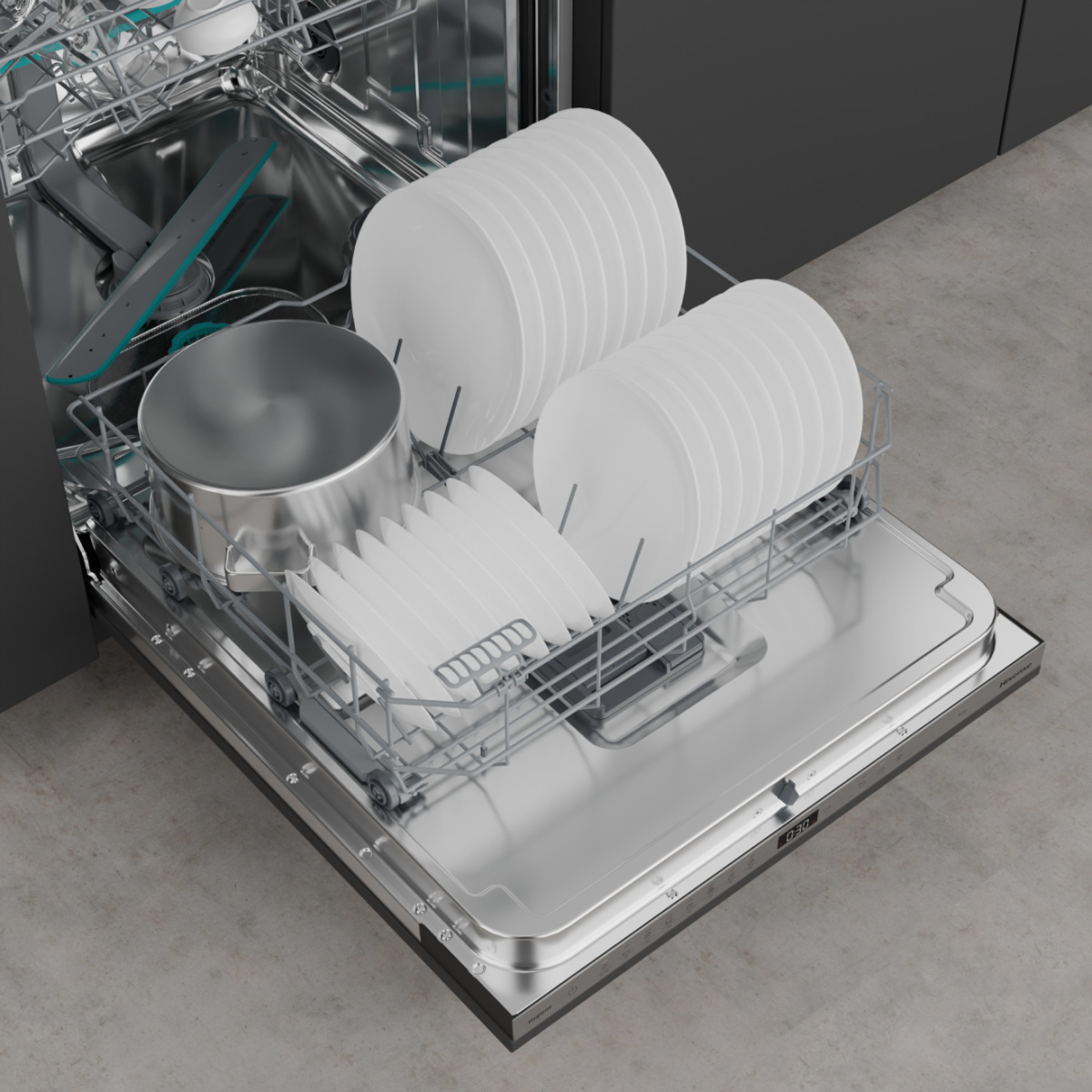 Hisense HV663A60UK Full-Size Fully Integrated Dishwasher - 16 Place Settings thumbnail image